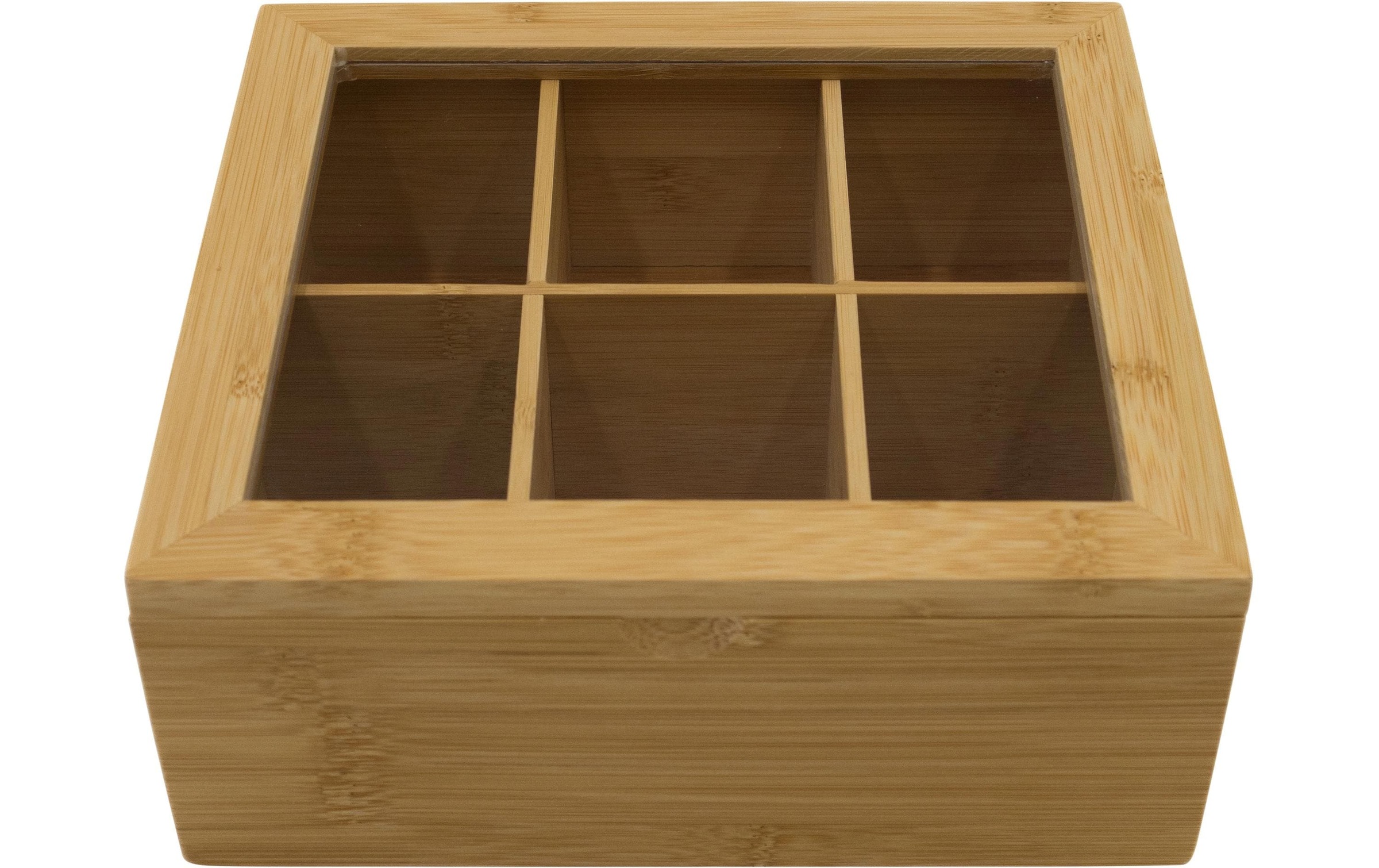   Teebox »Stronghold Bambus mit 6 Fächern, Nature« 1 Stk. tlg.