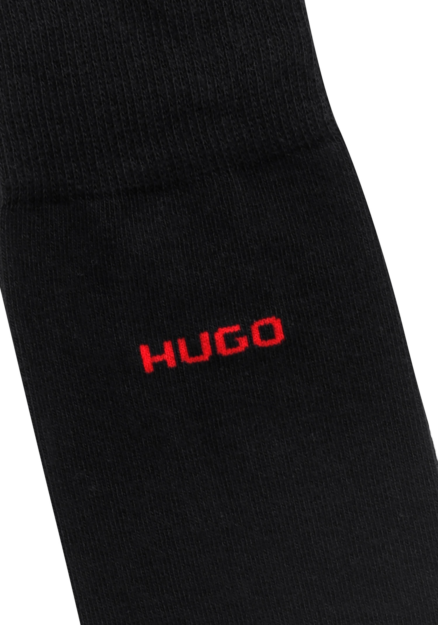 HUGO Underwear Businesssocken »2P RS UNI CC« Packung, 2er Pack, 2 Paar tlg. mit kontrastfarbenem HUGO Logo-Schriftzug