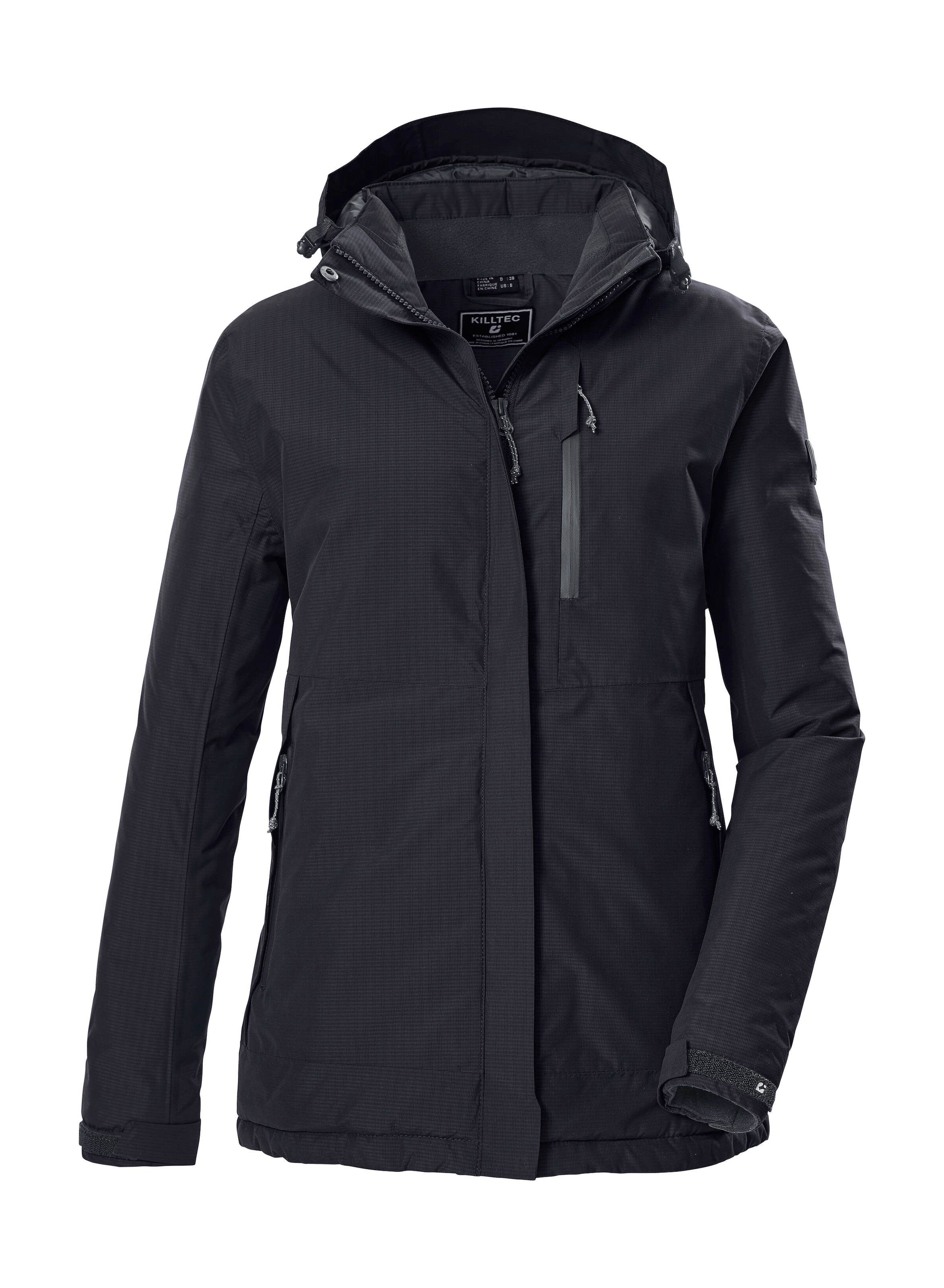 Killtec Funktionsjacke »KOW 225 WMN JCKT« Atmungsaktive, wind- und wasserdichte Damenjacke, abnehmbare Kapuze