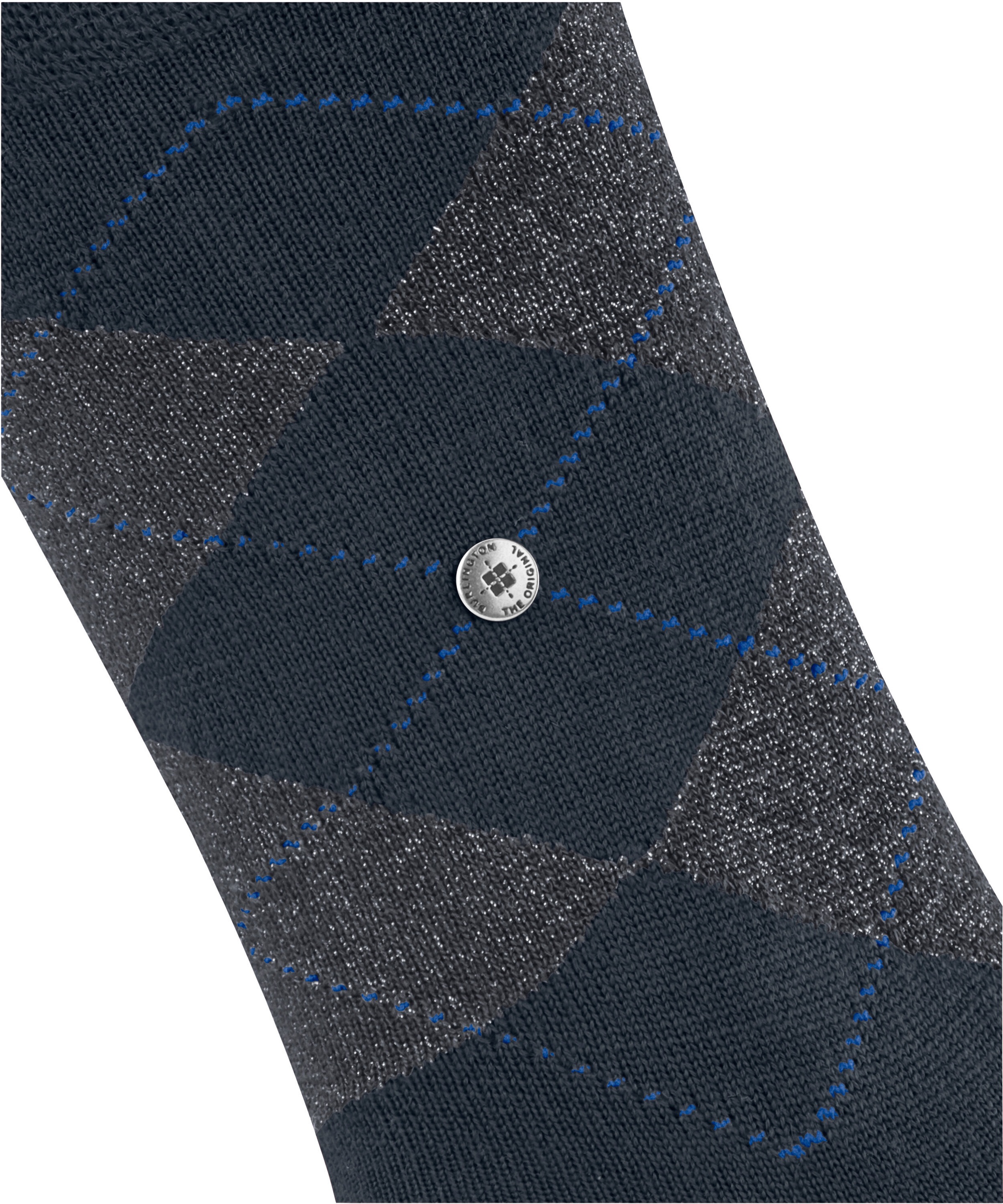 Burlington Socken »Marylebone Glitter« Einheitsgrösse 36-41, Argyle-Muster, Lurex-Fäden, wärmend