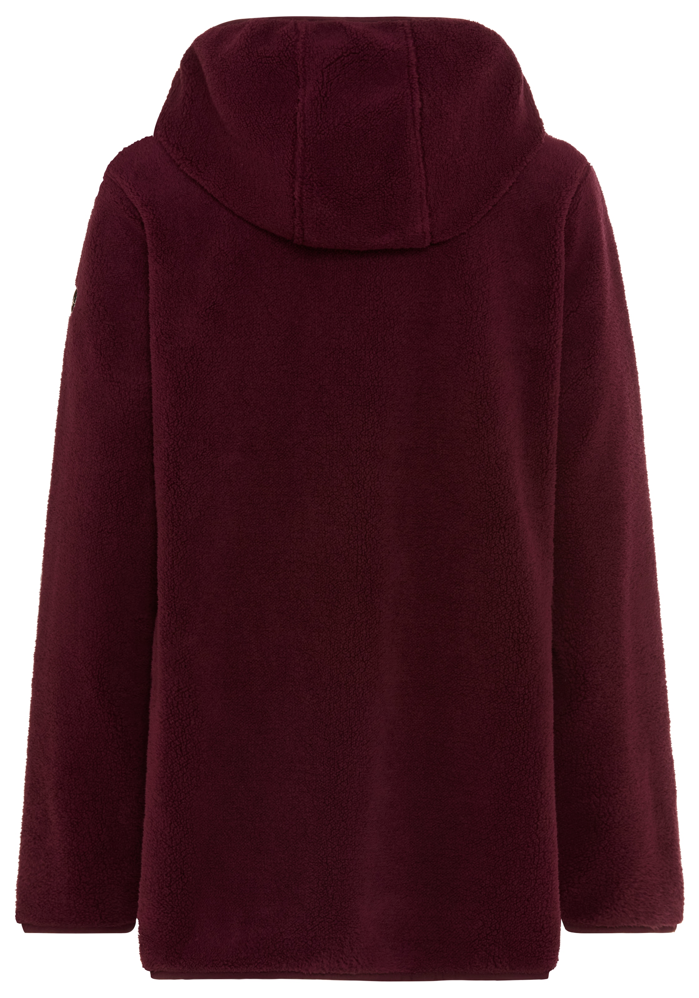 Polarino Veste polaire avec capuche avec capuche, polaire polyester chaude, respirante, uni