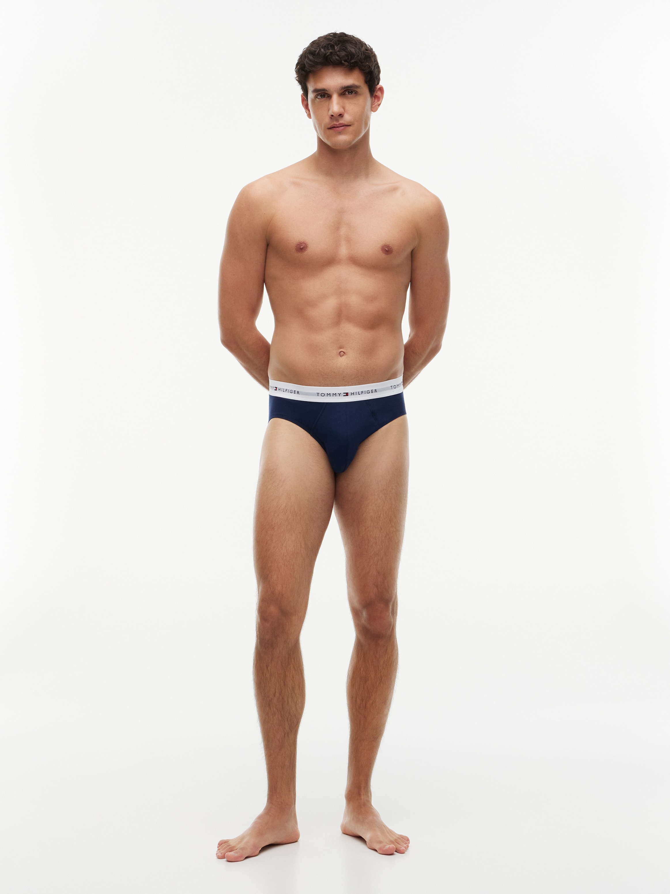 Tommy Hilfiger Underwear Slip 3 Stk. Körpernahe Passform mit elastischem Bund