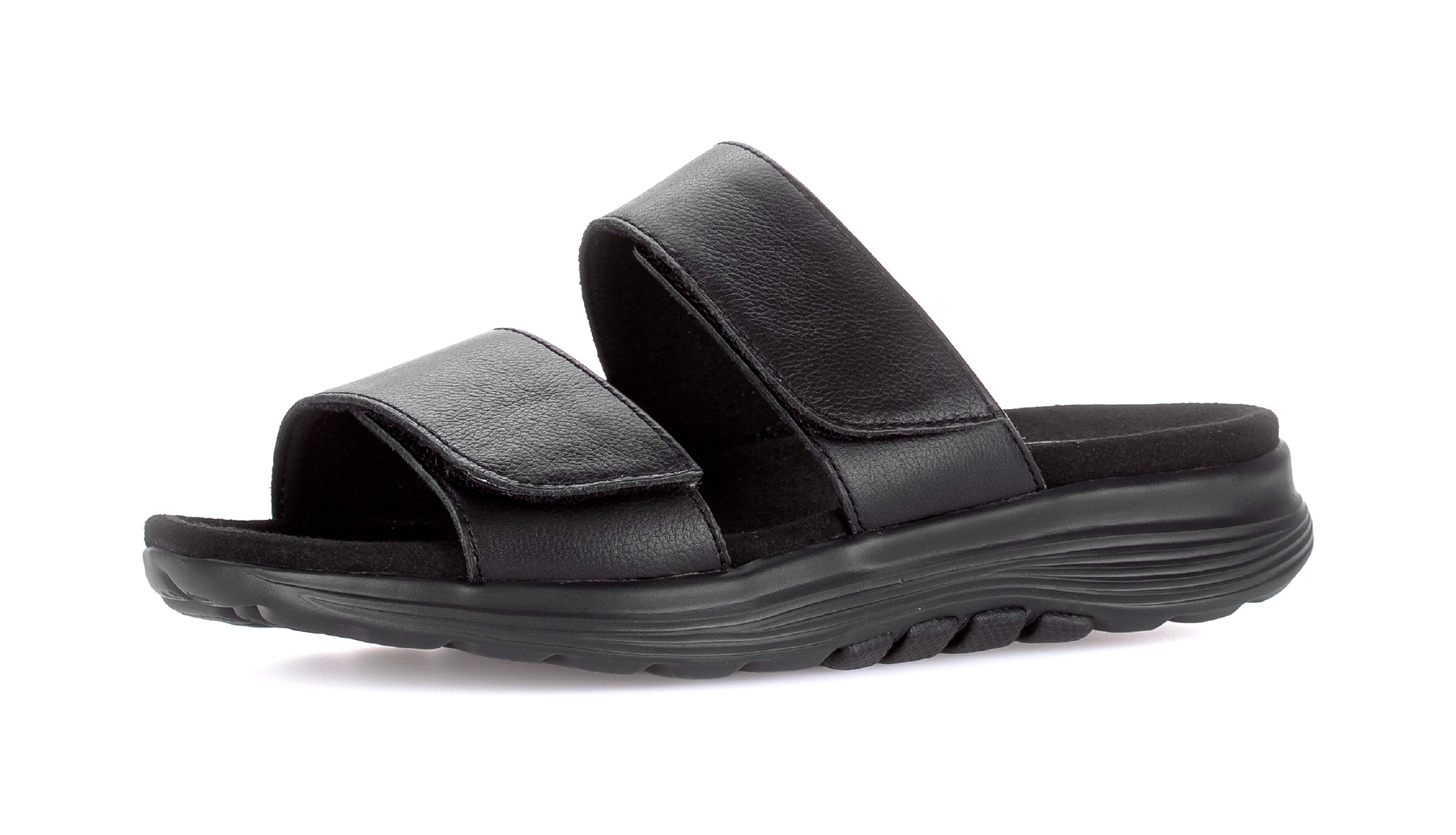 Gabor Pantolette  Compensée, chaussure à enfiler, chaussure d'été en largeur confort G (=large)