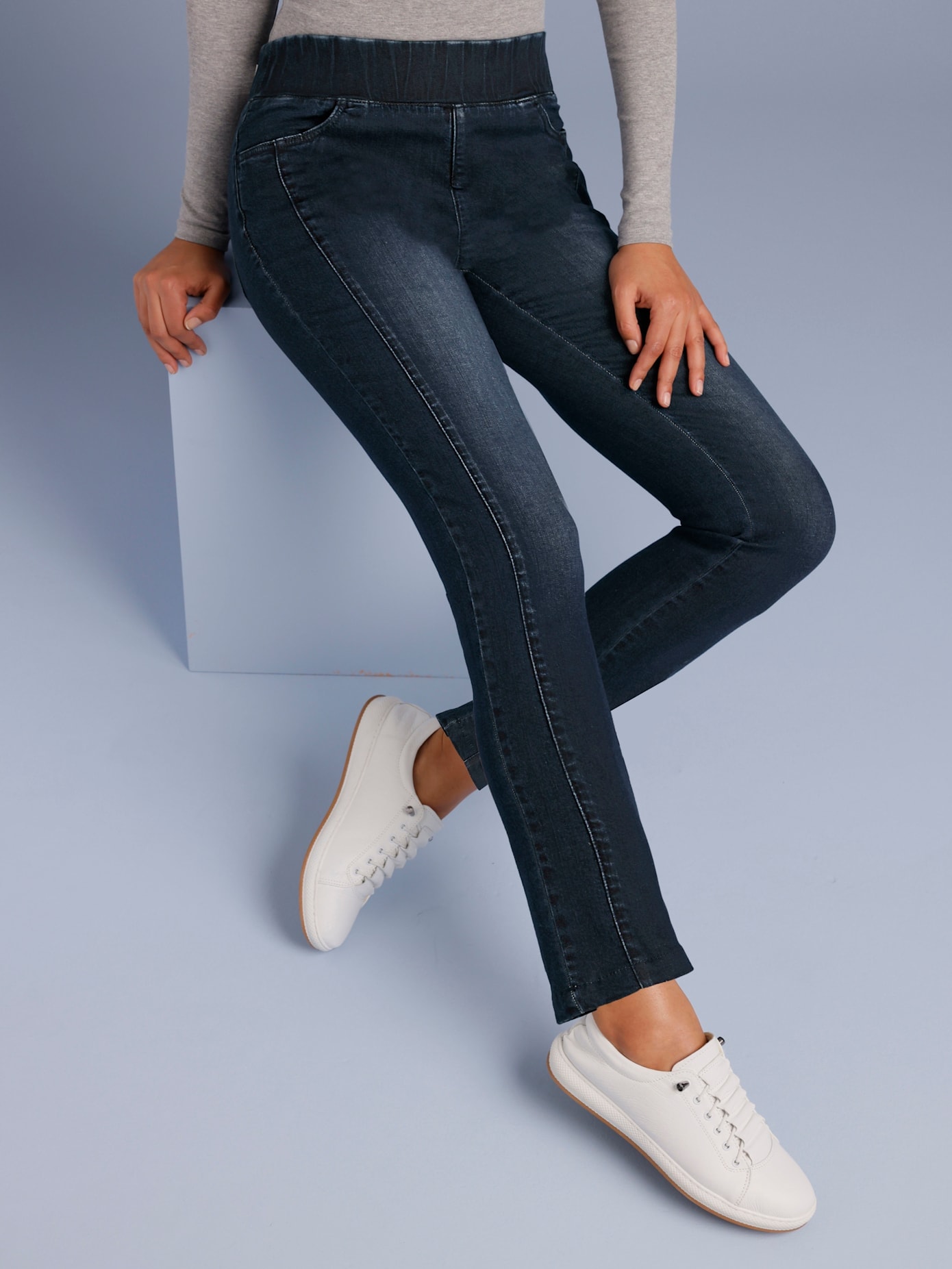 CREATION L PREMIUM Jeans à enfiler 1