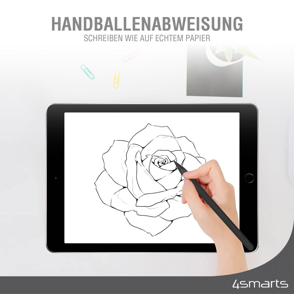 4smarts Eingabestift »Aktiver Eingabestift Pencil Pro 3 schwarz«