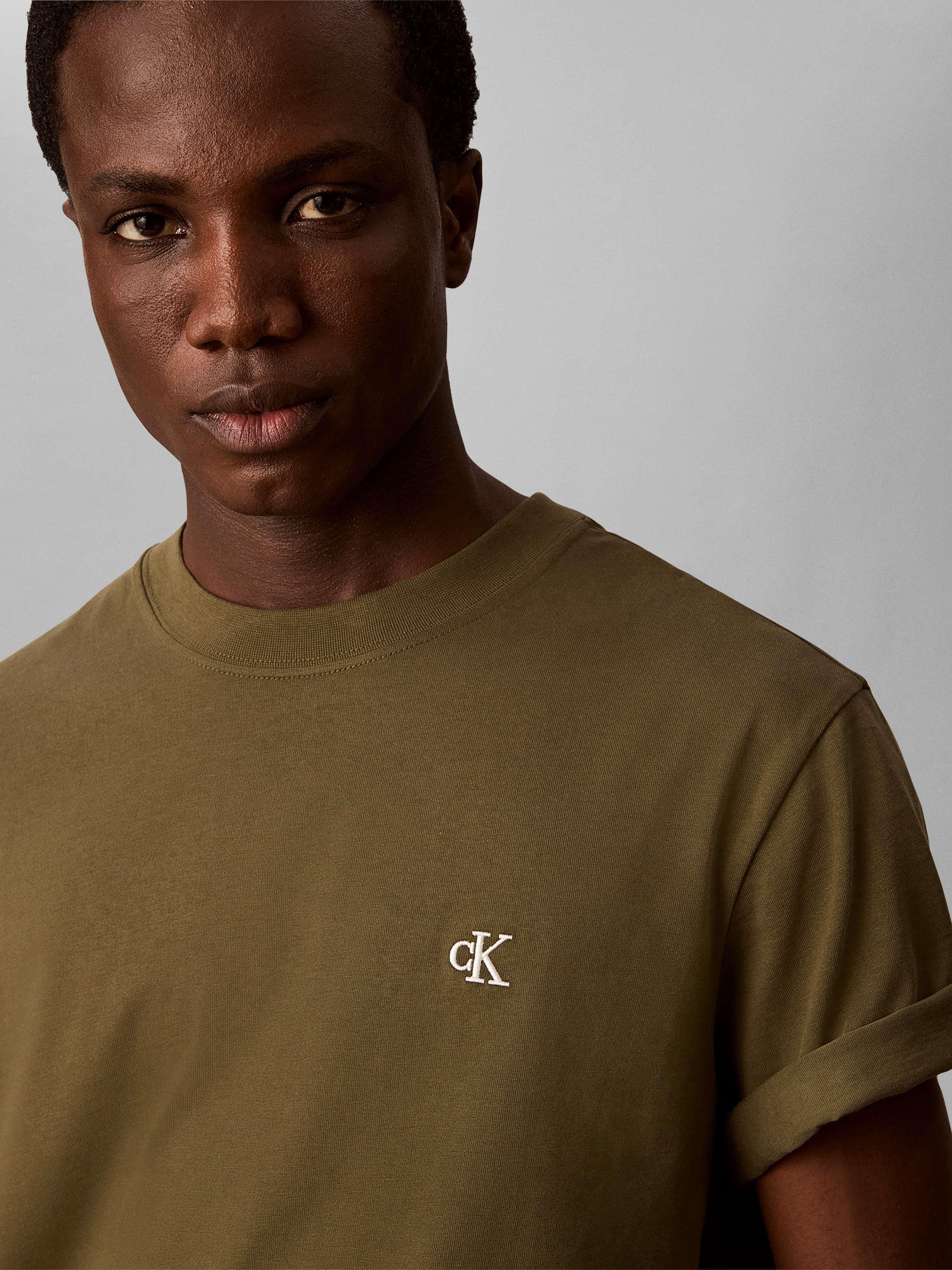 Calvin Klein Sweat-shirt , encolure ronde, coupe régulière, broderie de logo

