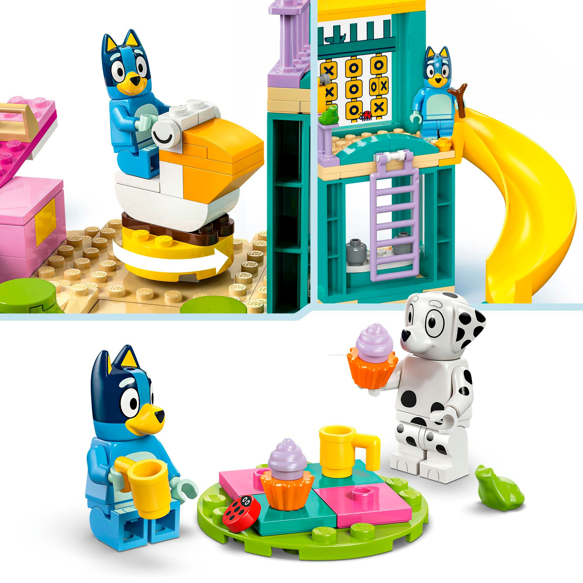 LEGO® Konstruktionsspielsteine »Bluey und Chloe auf dem Spielplatz (11201), LEGO Bluey« Made in Europe