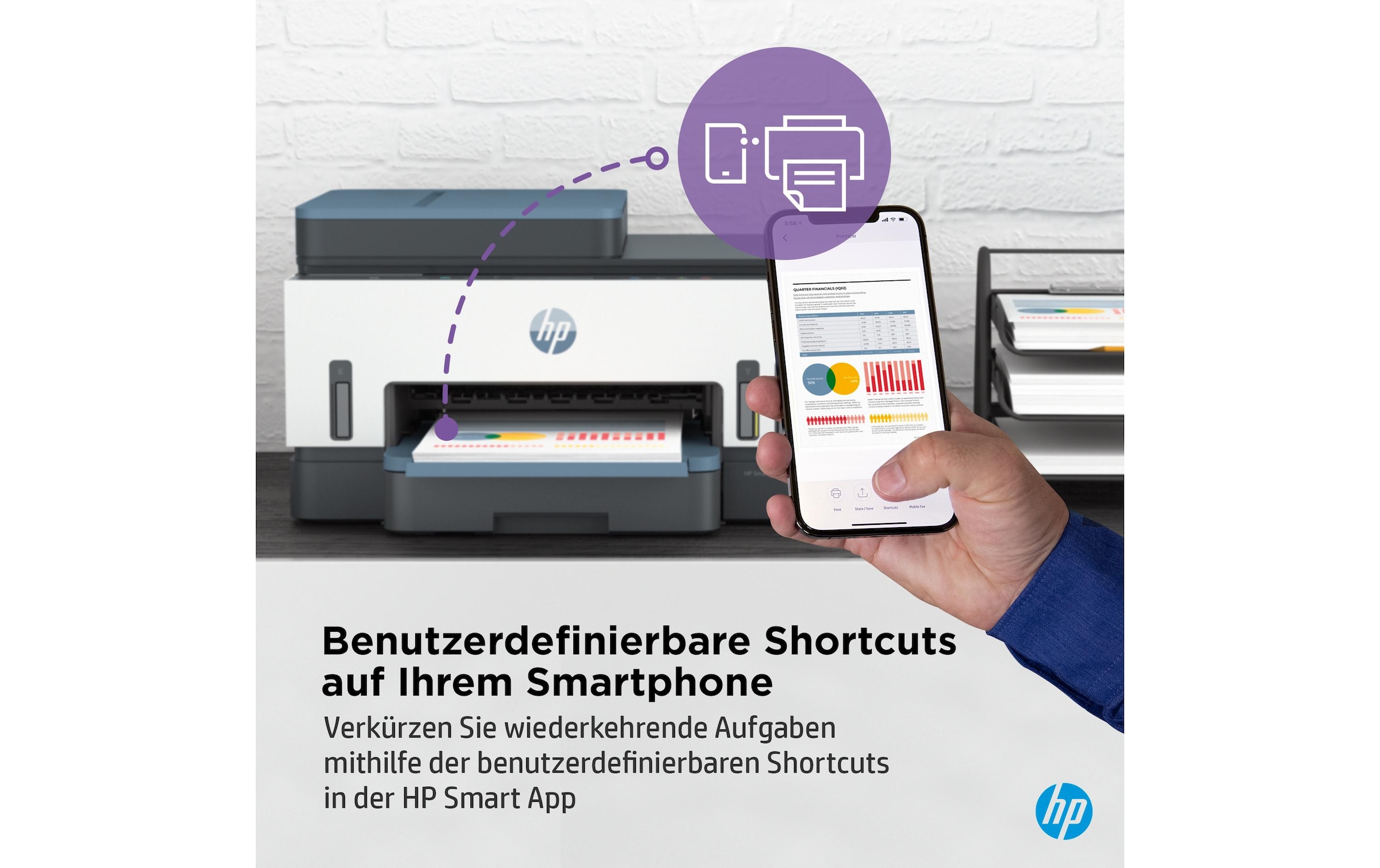 HP Imprimante jet d'encre »Smart Tank 7306«