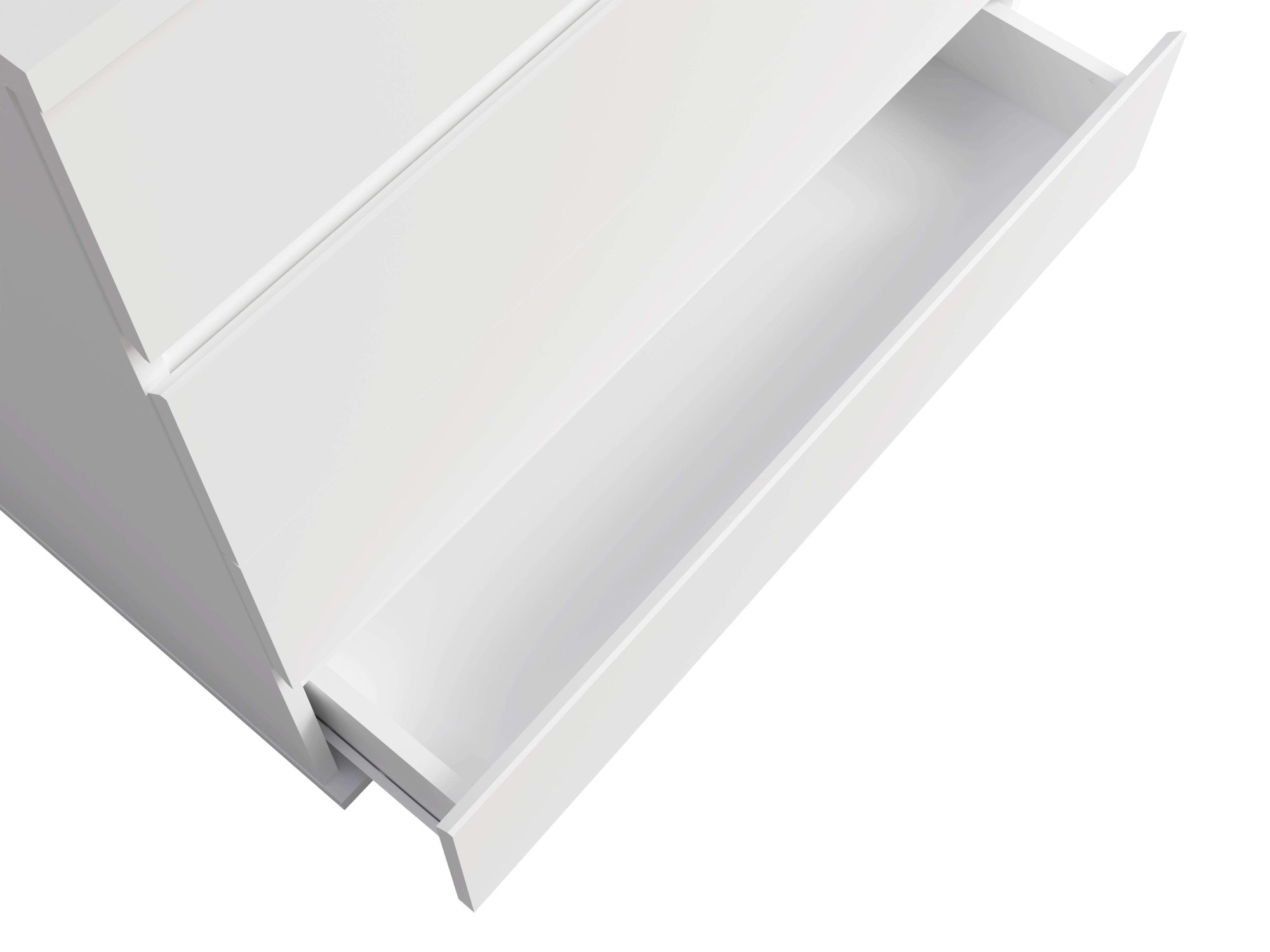 Home affaire Commode »Greti Sideboard mit 4 Schubladen, Masse B/T/H: 91,2/42/84,3 cm« Schubladenschrank mit viel Stauraum, weiss matt, Breite 91,2 cm