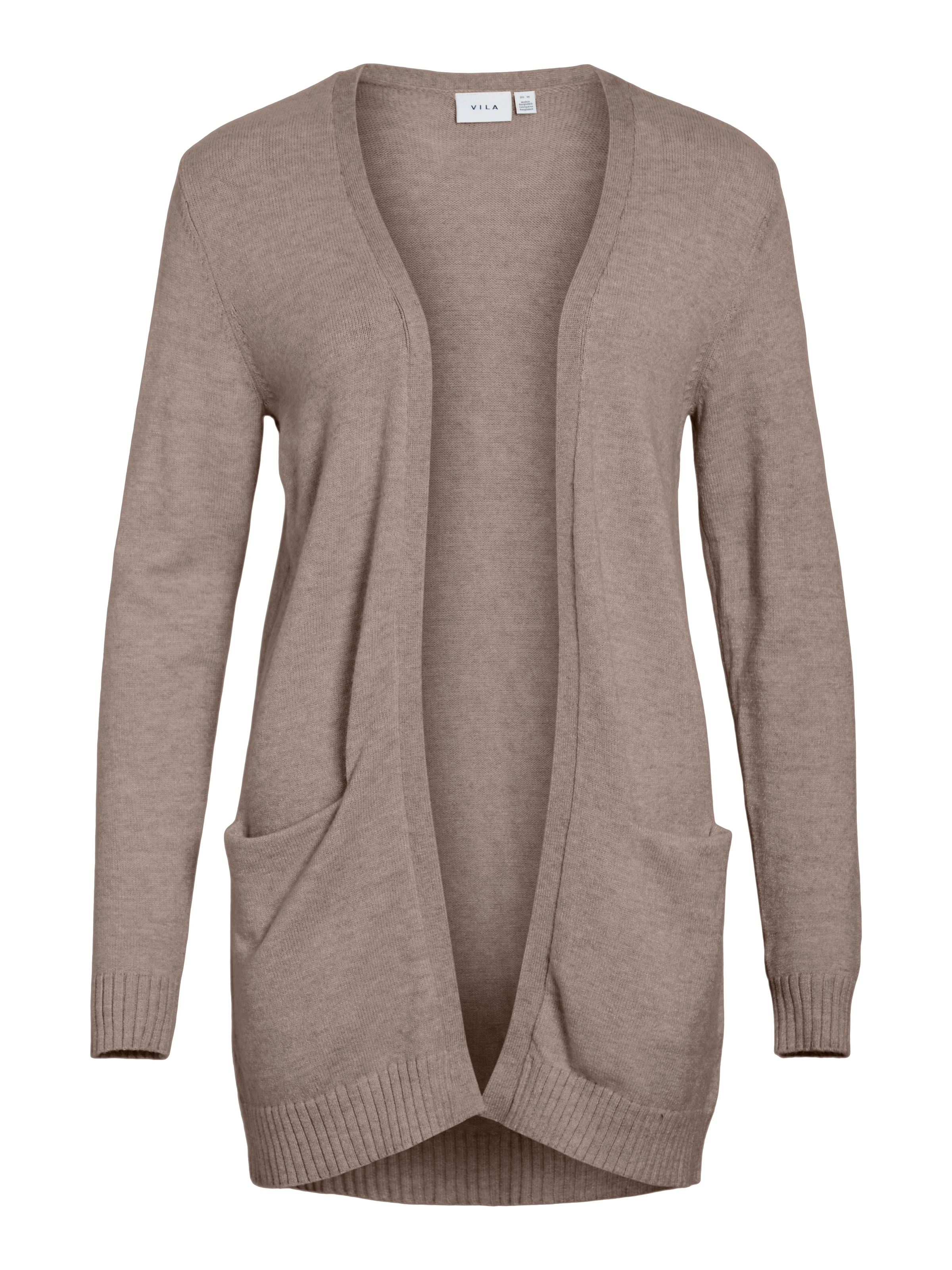 Vila Veste en tricot »VIRIL OPEN L/S KNIT CARDIGAN - NOOS« Viskosemischung, regular fit