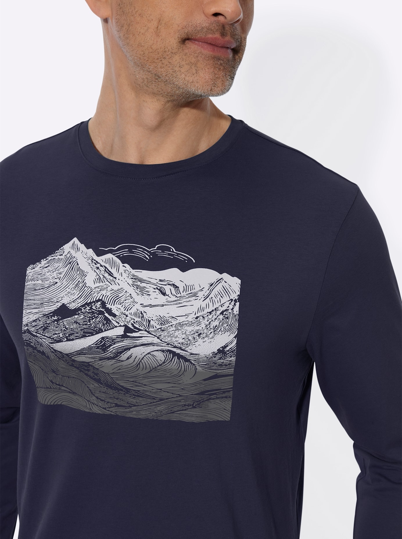 Classic T-shirt à manches longues »Freizeitshirt« 1