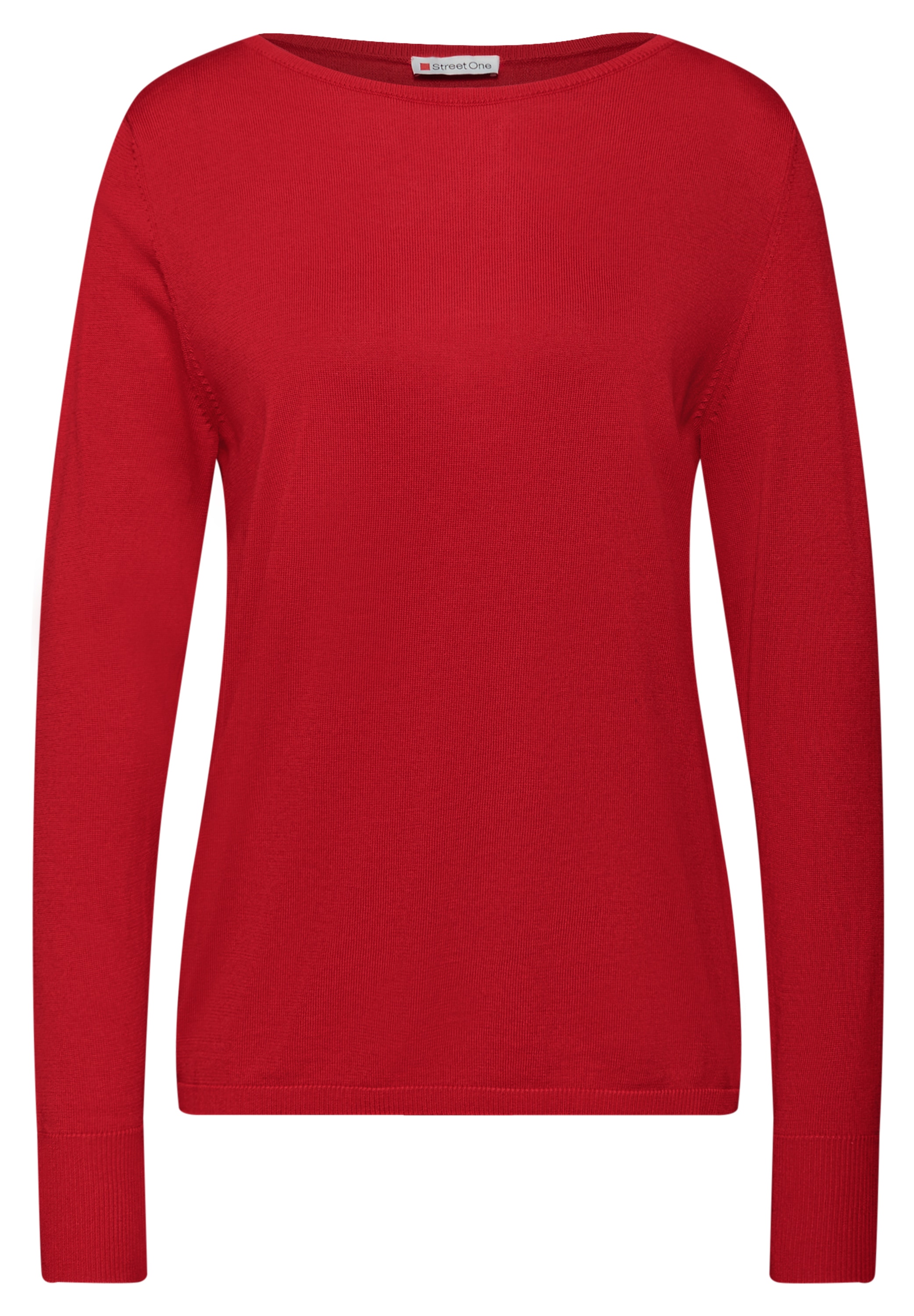 STREET ONE Pull en tricot avec encolure bateau