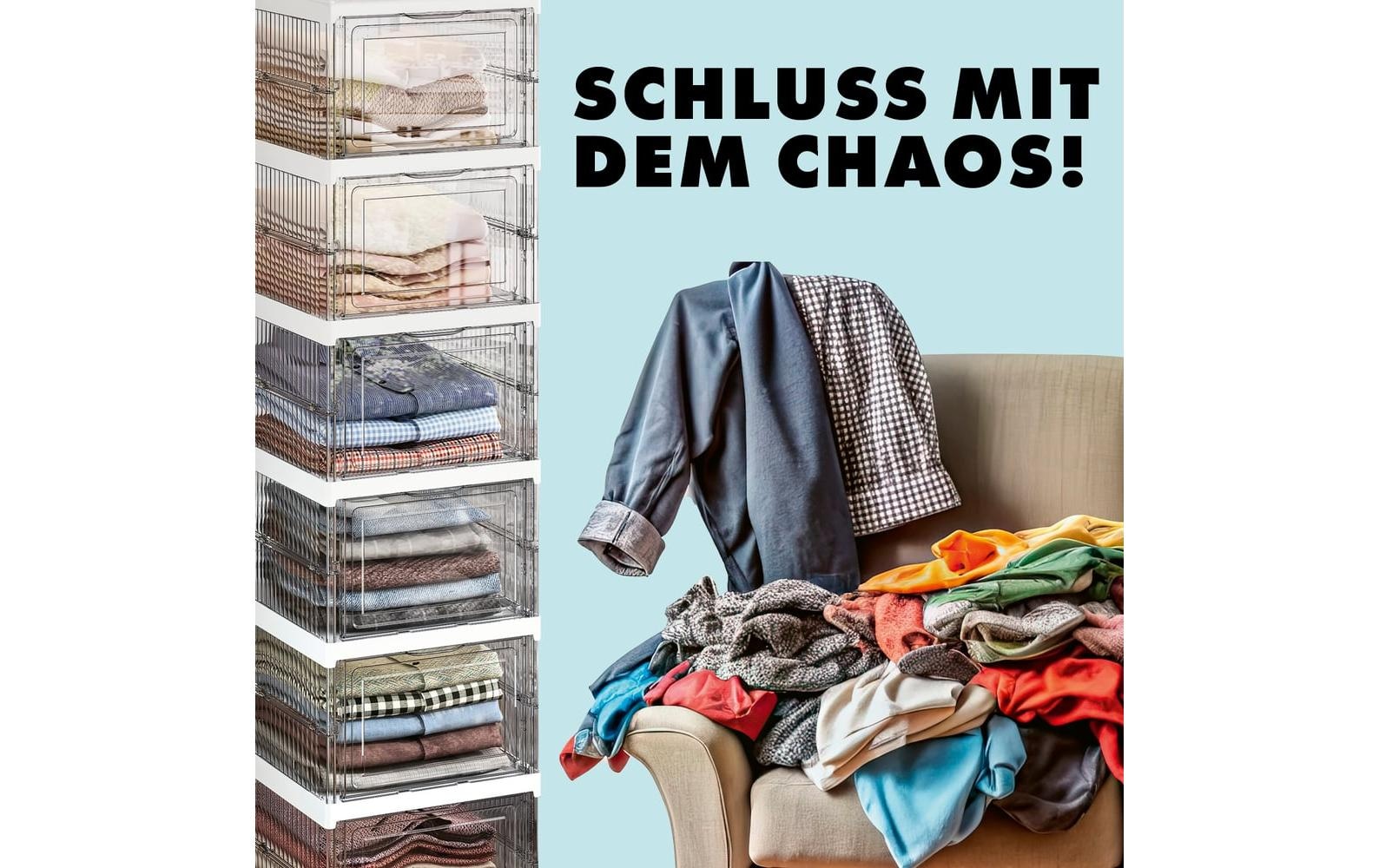 EASYmaxx Étagère à chaussures »mit 6 Fächern 25,5 x 105 cm«