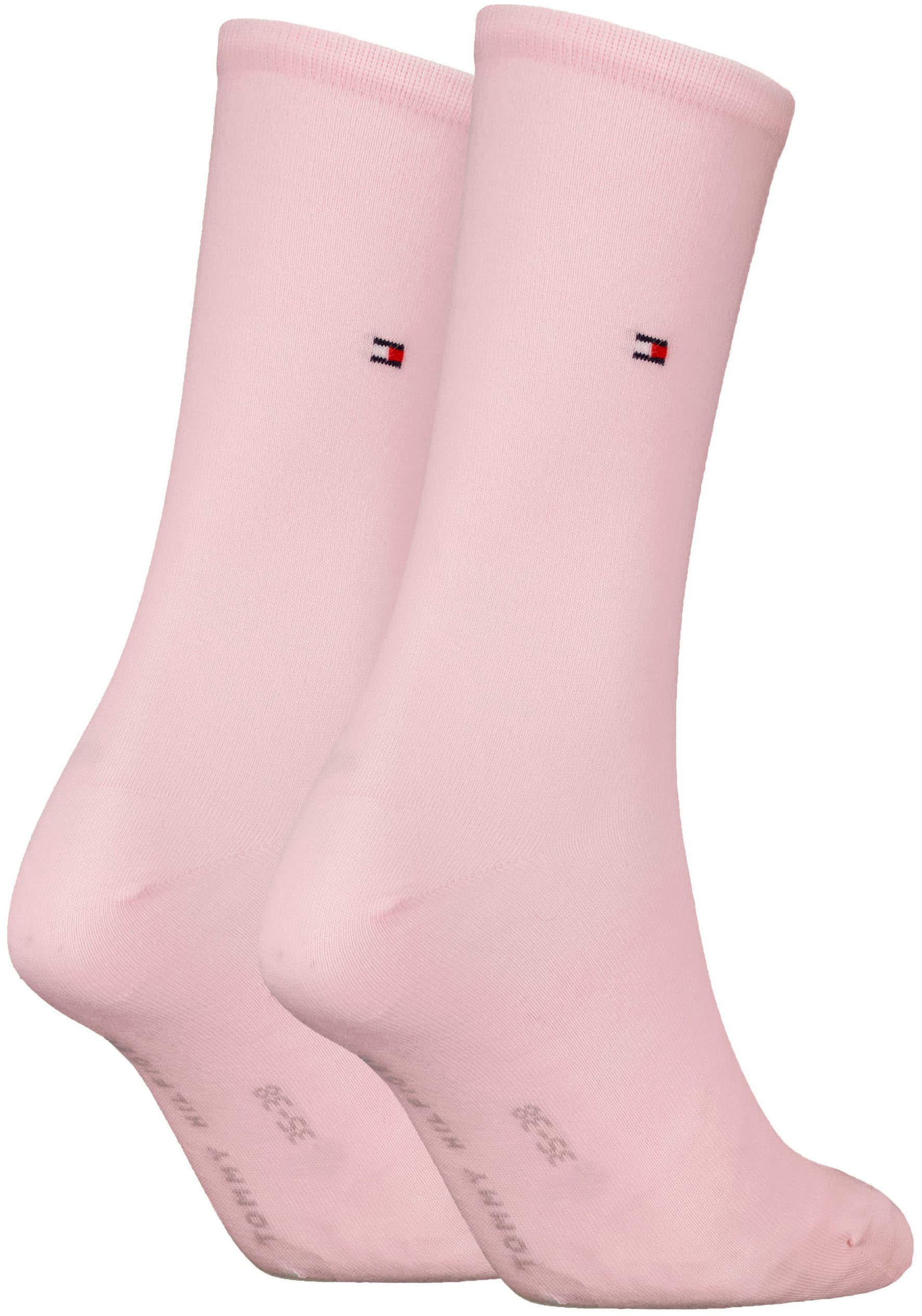 Tommy Hilfiger Chaussettes »TH WOMEN SOCK CASUAL 2P« 2 Paar, 2 Couple tlg. mit flacher Zehennaht
