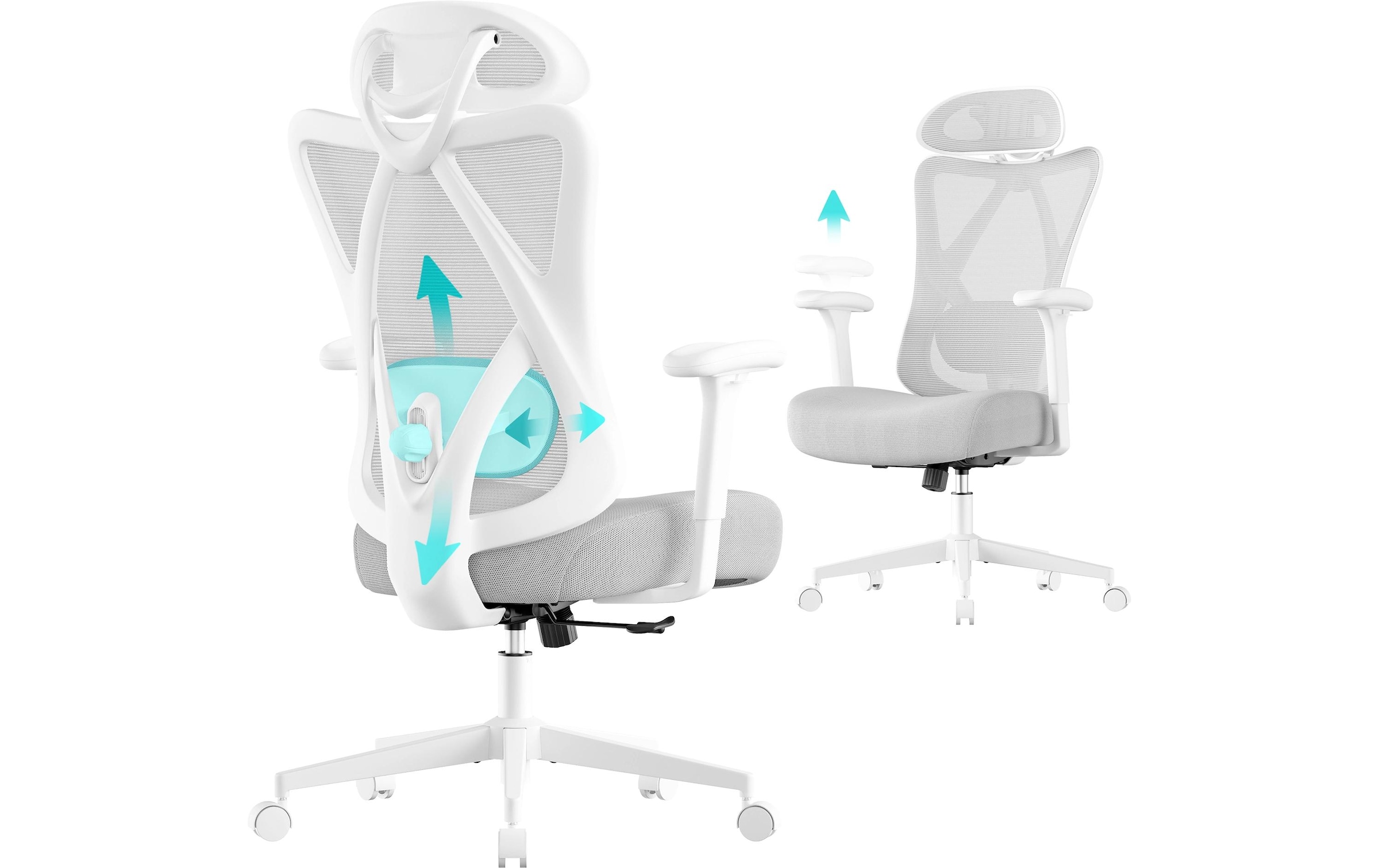 SONGMICS Chaise de bureau »mit verstellbarer Lendenstütze und Kopfstütze« ()