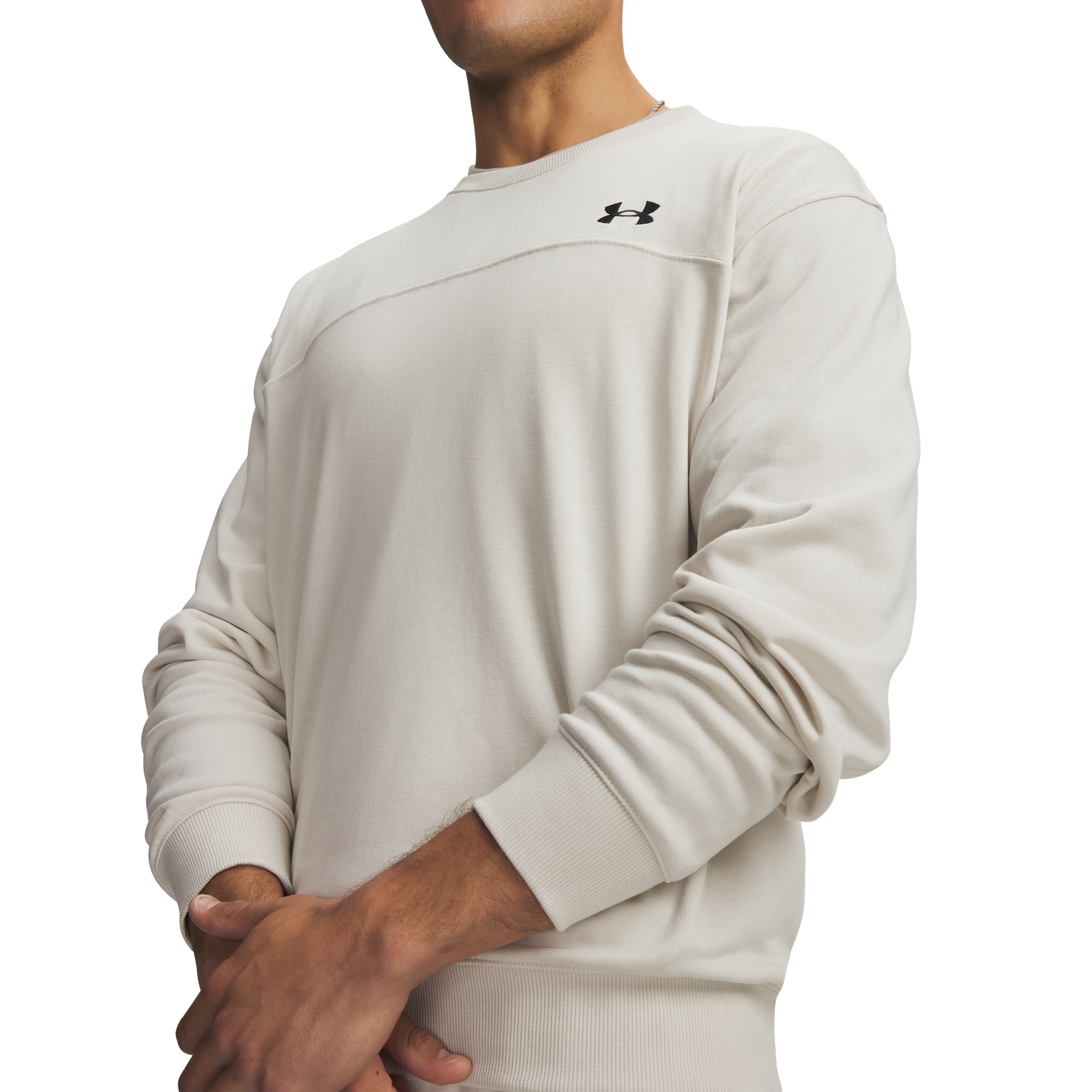 Under Armour® Sweat-shirt »UA RIVAL LW CREW«, coupe ample oversize, pour mode sportive et loisirs actifs
