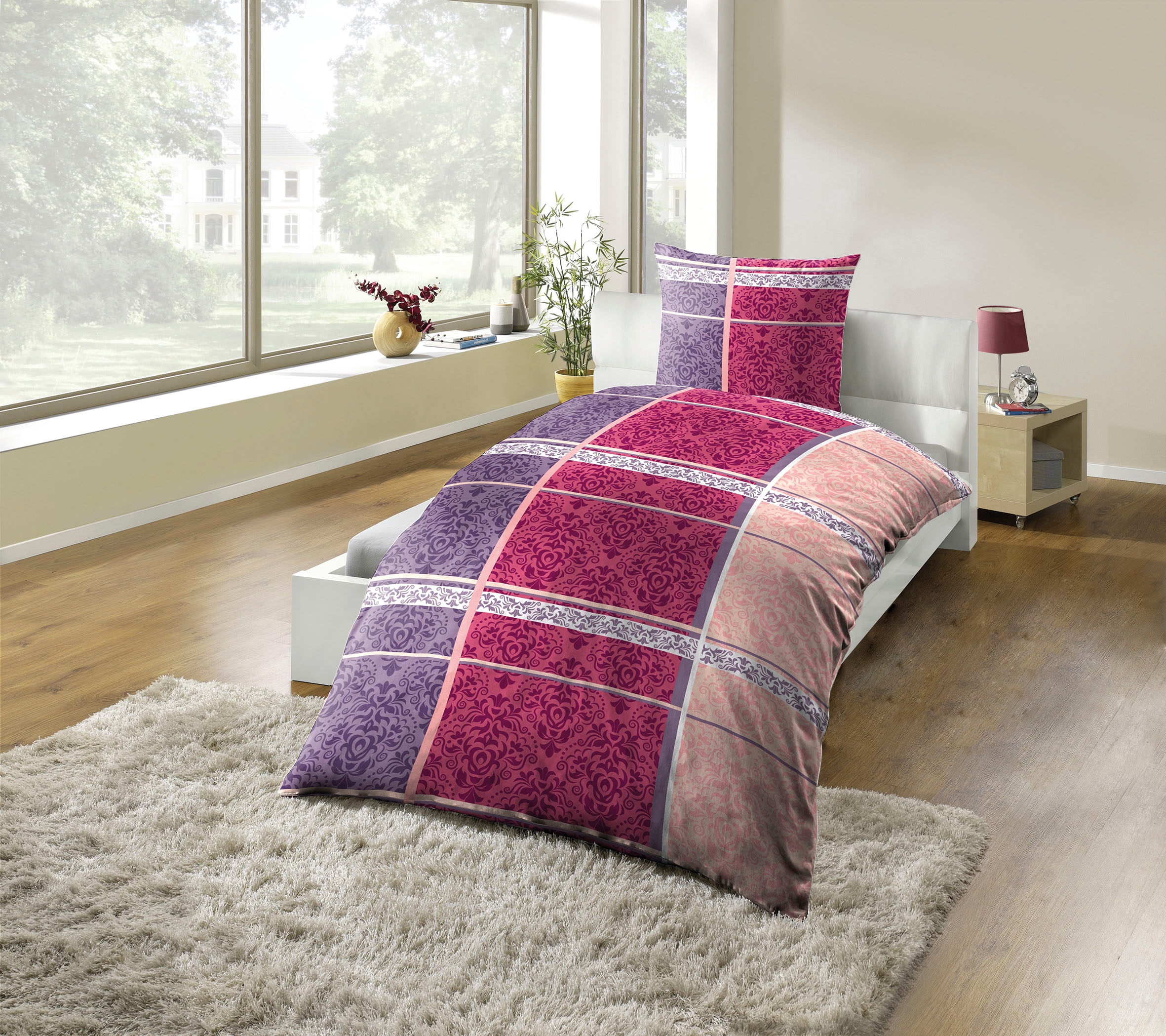 KiNZLER Bettwäsche »Mikrofaser Fleece« 2 Stk. besonders weich, verschiedene Designs