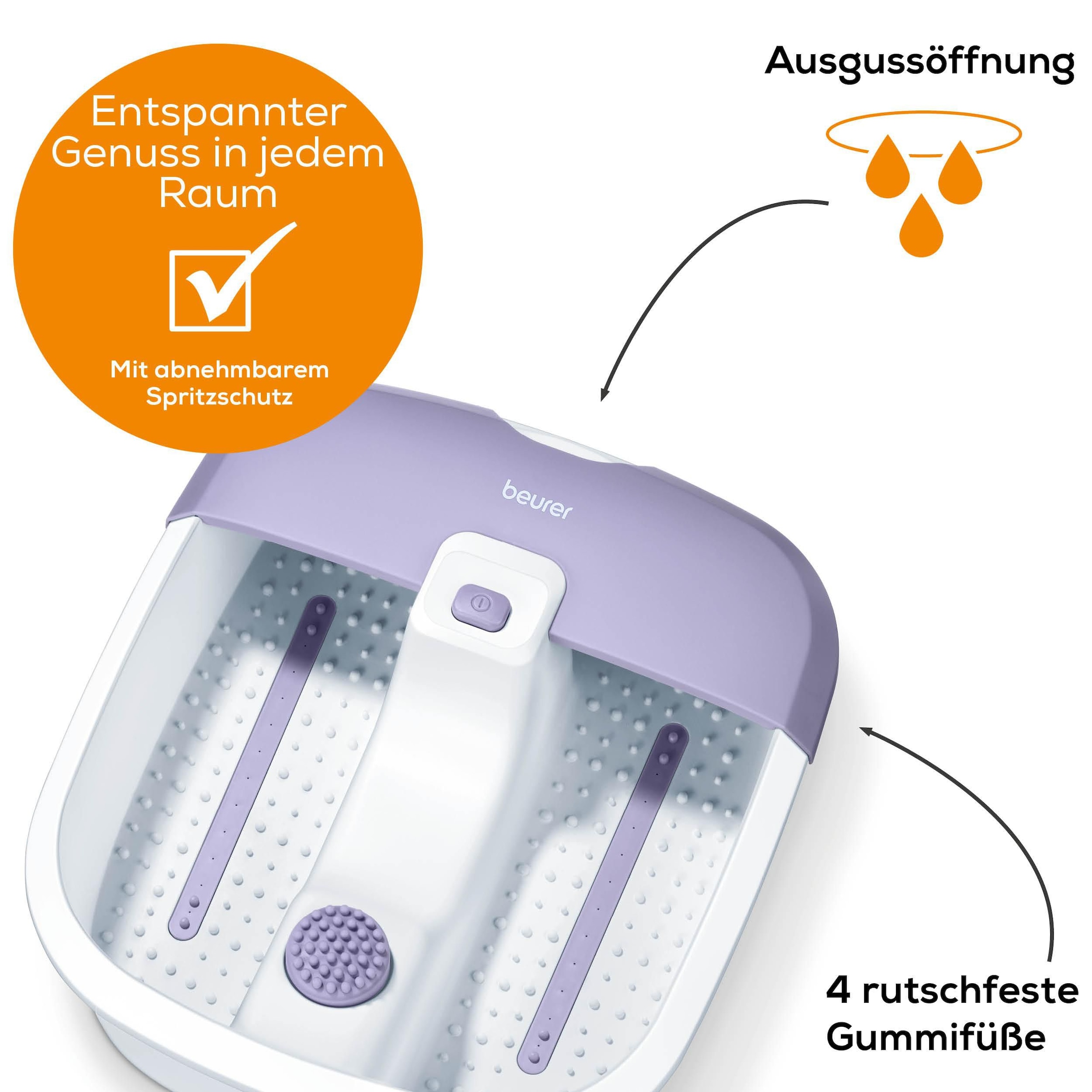 BEURER Fussbad »Fusssprudelbad FB 12 mit Vibrations- und Sprudelmassage« Fördert die Durchblutung und lindert schwere und müde Beine
