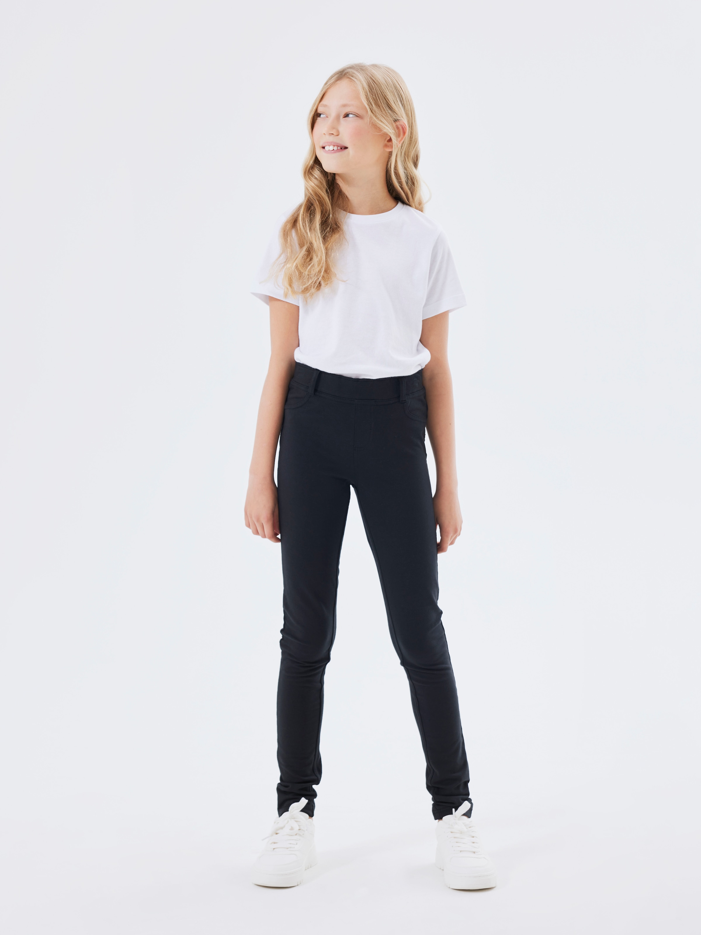 Name It Sweatleggings »NKFJAVI SOLID SWE LEGGING«