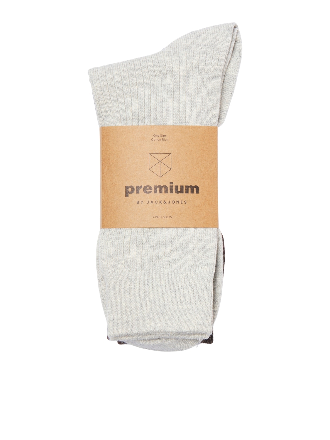 Jack & Jones Freizeitsocken »JAC – Socken im 2er-Pack mit Stretch für optimale Passform« Packung, 2 Paar tlg. basic, Baumwollmischung