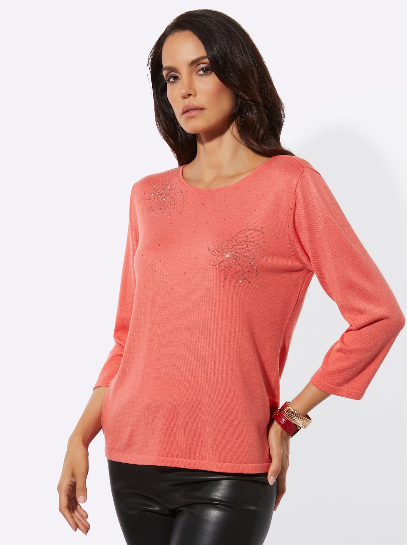 creation L Pull à manches courtes »Lyocell-Viskose-Pullover«