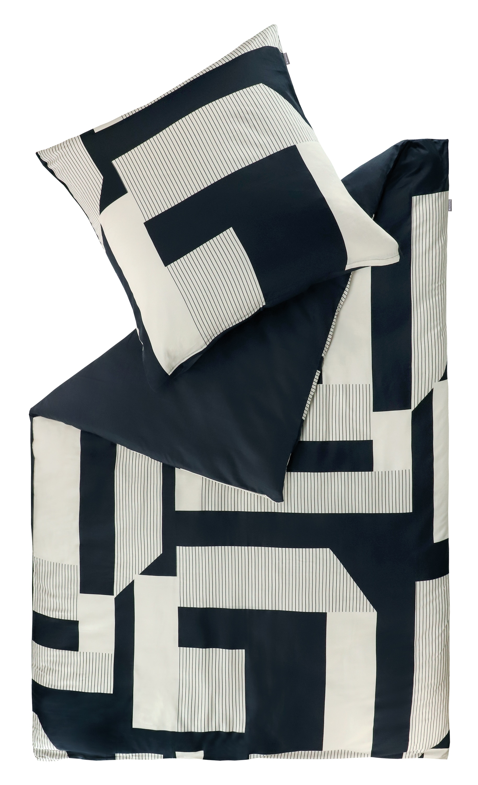 Musterring Linge de lit réversible »Slow« 2 cuis aus reiner Baumwolle