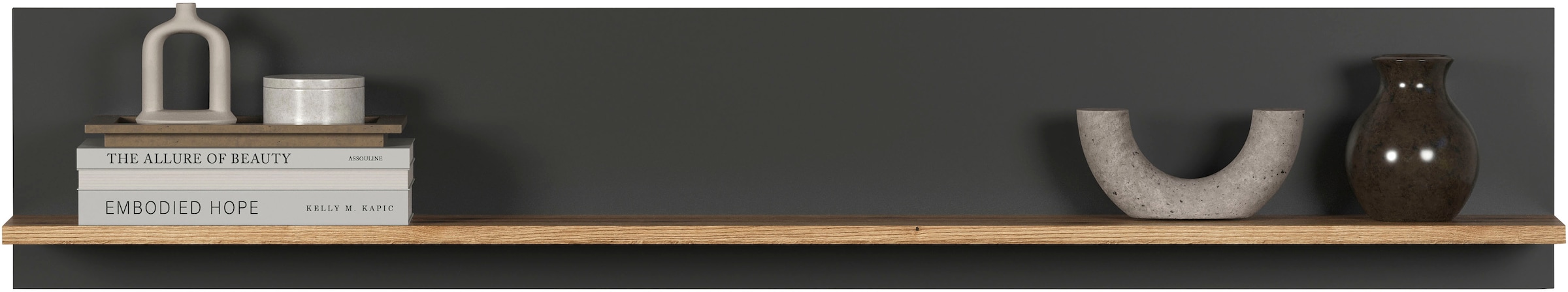 Home affaire Tableau mural »Estepona« 1 cuis tlg. Wandboard mit Ablage - (B/T/H) 150/18/25 cm