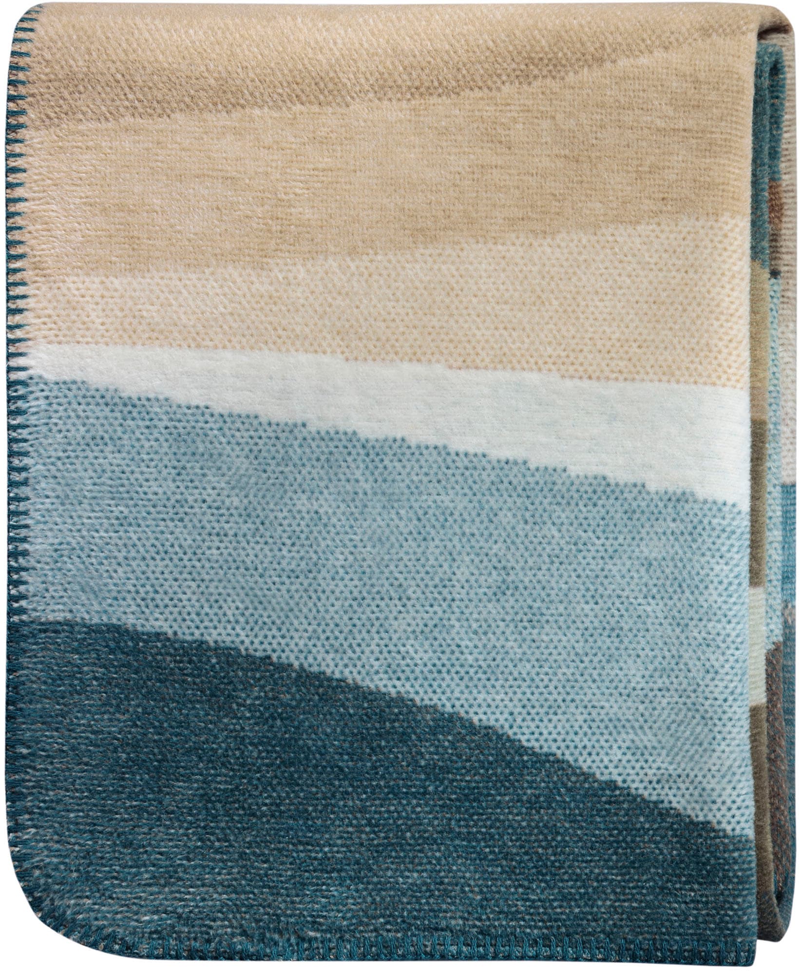 Biederlack Wohndecke »Iceland Horizon mit geketteltem Zierstich« Made in Germany