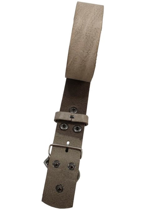 RETTUNGSRING by showroom 019° Ceinture en cuir mit austauschbarer Schliesse »Golf Herz Silber«