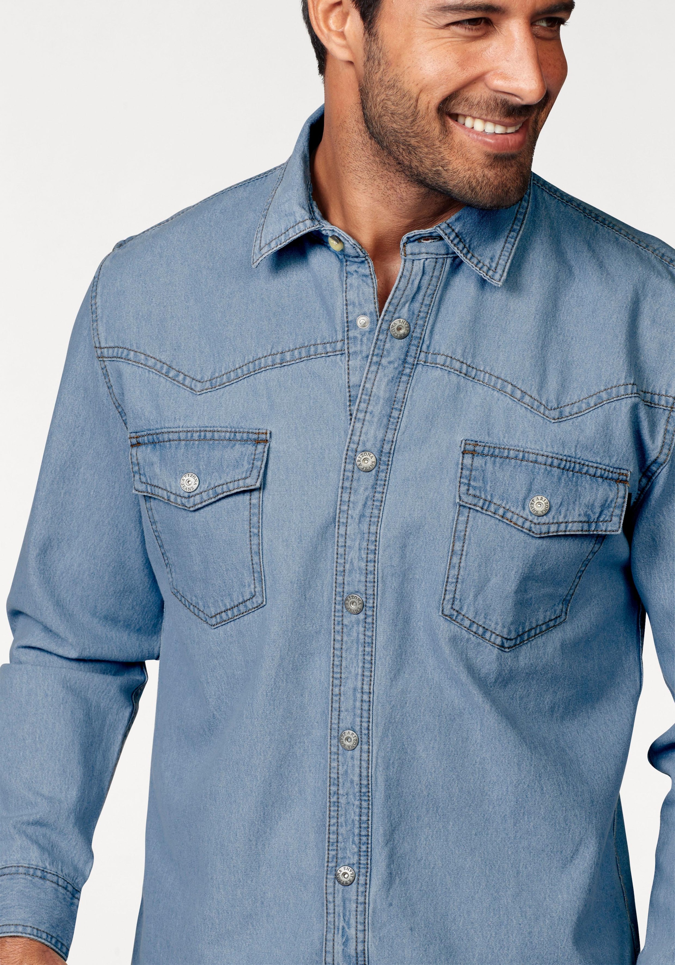Arizona Chemise en jean Western Stil