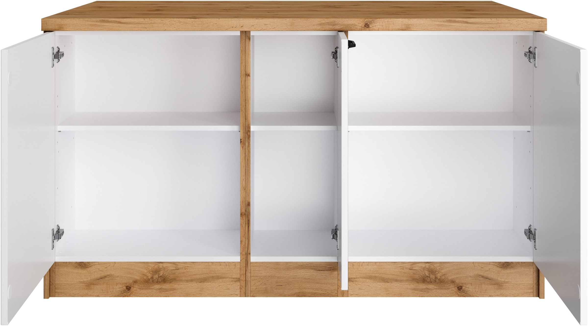 KOCHSTATION Ilot de cuisine »KS-Lana, Breite 153 cm« façades MDF, plan de travail épaisseur 38 mm