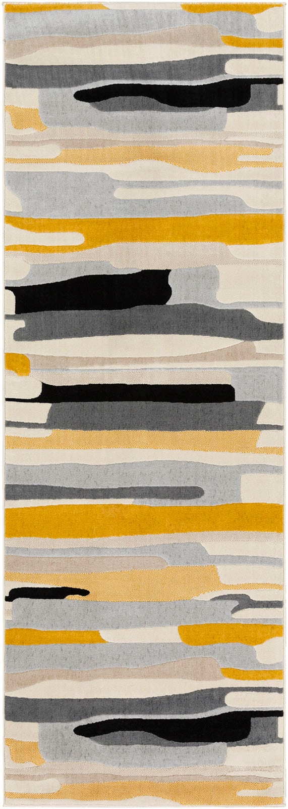 Livabliss Tapis »HOUSTON« Rectangulaire 11 mm Höhe design scandinave, tapis à poils courts moderne boho pour salon, chambre