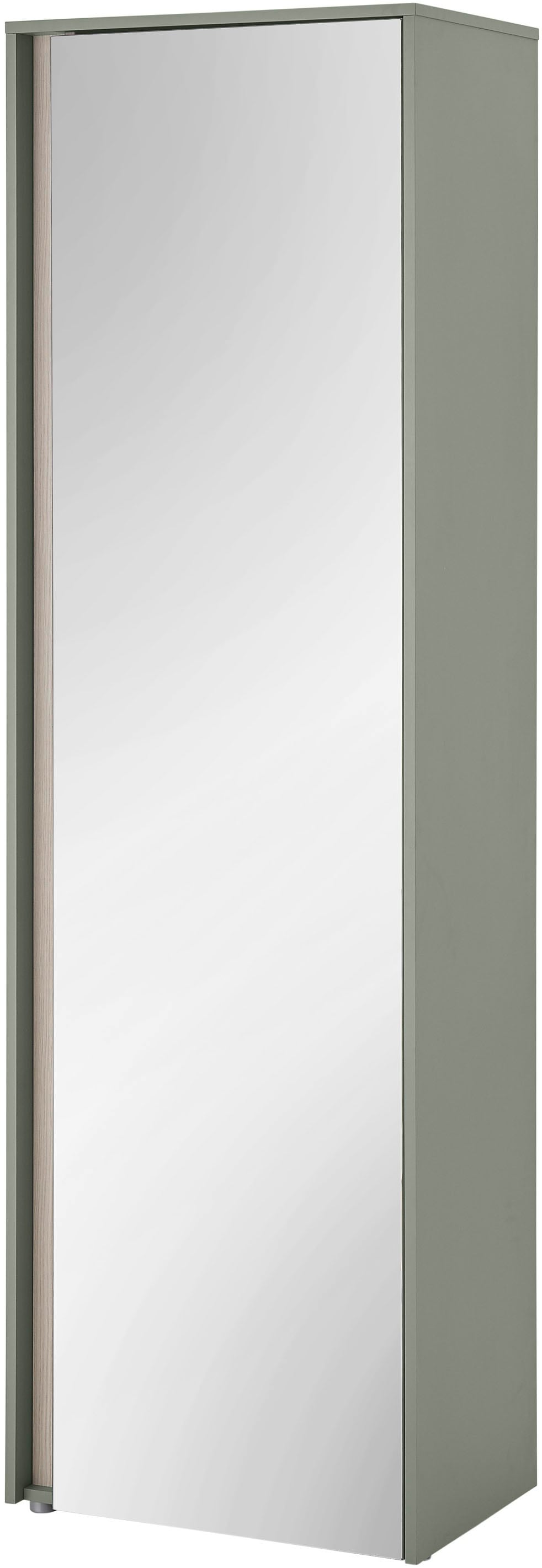 Home affaire Armoire vestiaire »GiRON/CiTY, moderner Garderobenschrank, Kleiderschrank mit Stauraum« Porte miroir, extension télescopique, porte montable des deux côtés, largeur 60 cm