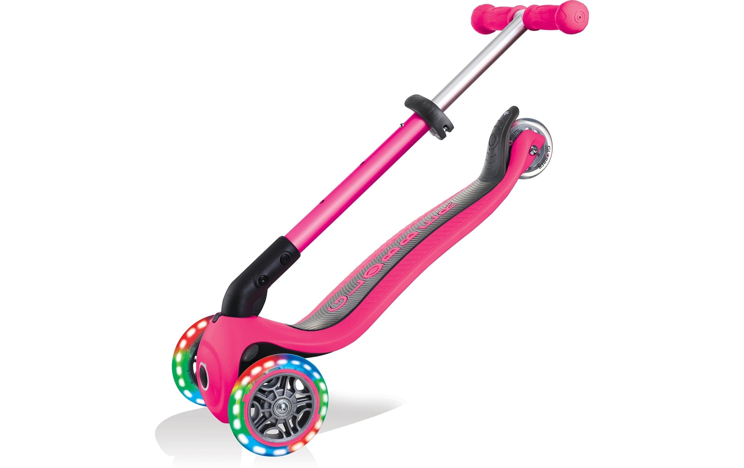 Globber Scooter »JUNIOR FOLDABLE LIGHTS, mit Leuchtrollen«