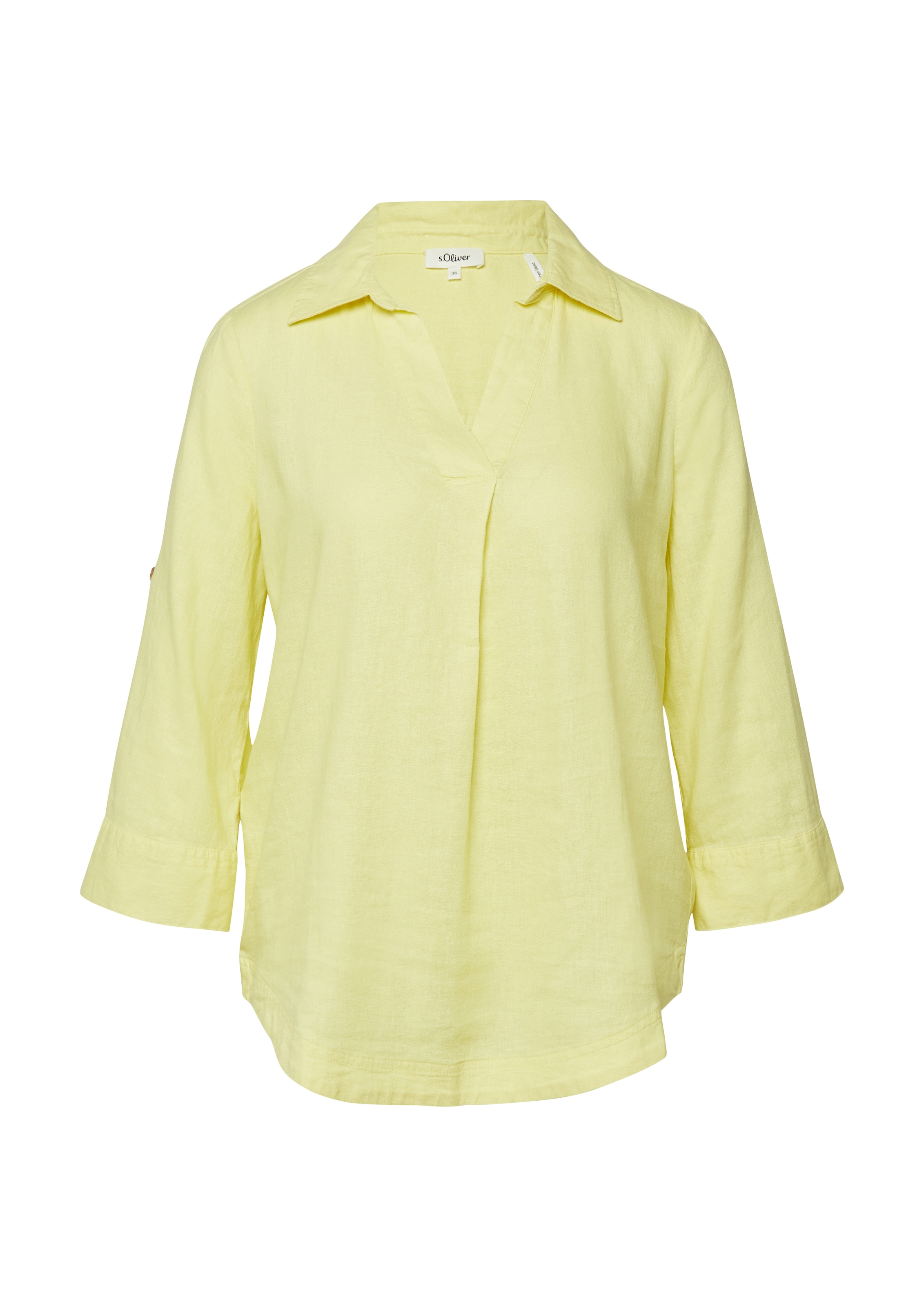 s.Oliver Blouse chemise avec manches 3/4