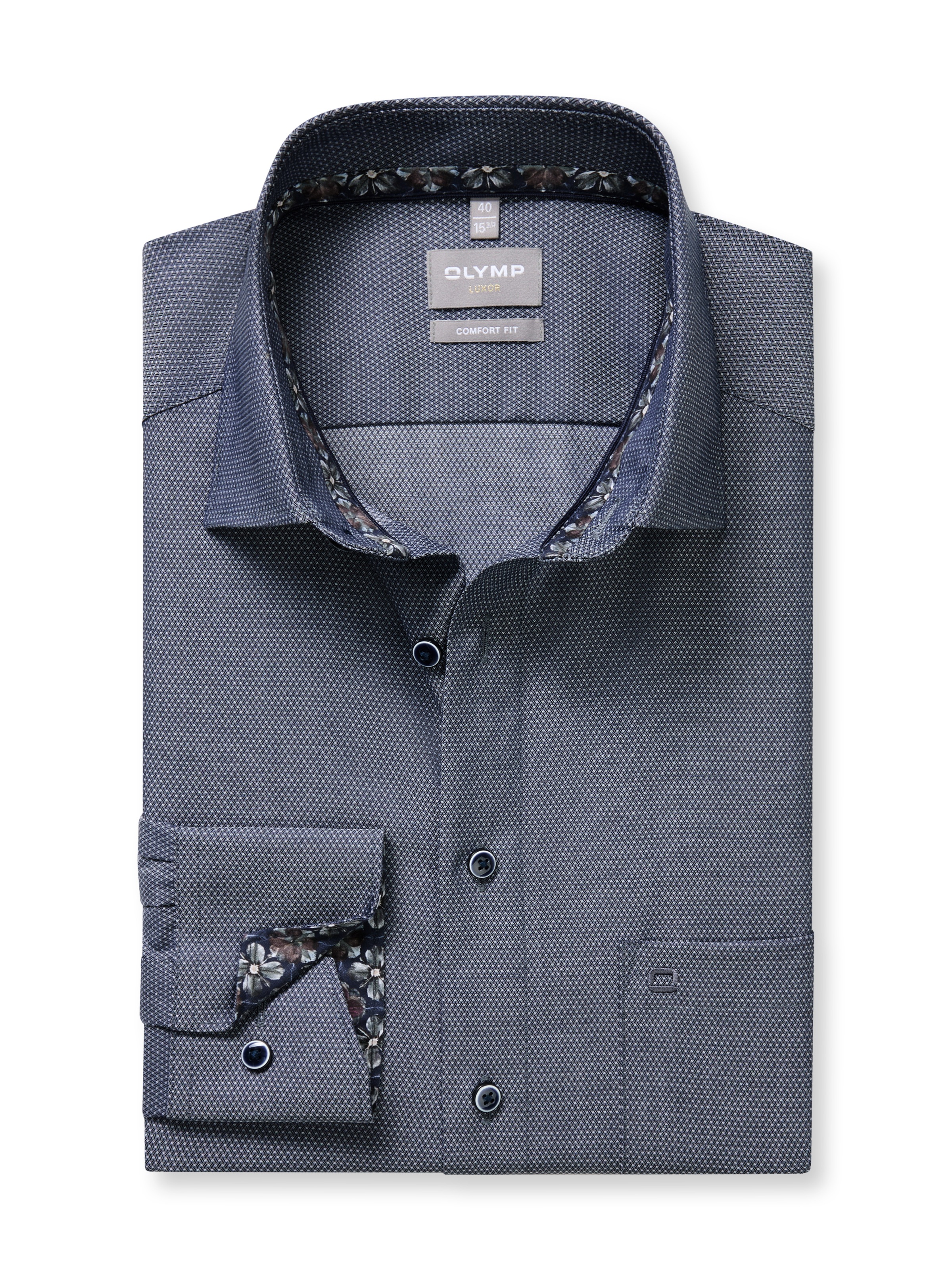 OLYMP Chemise à manches longues »Luxor« Businesshemd, comfort fit, New-Kentkragen