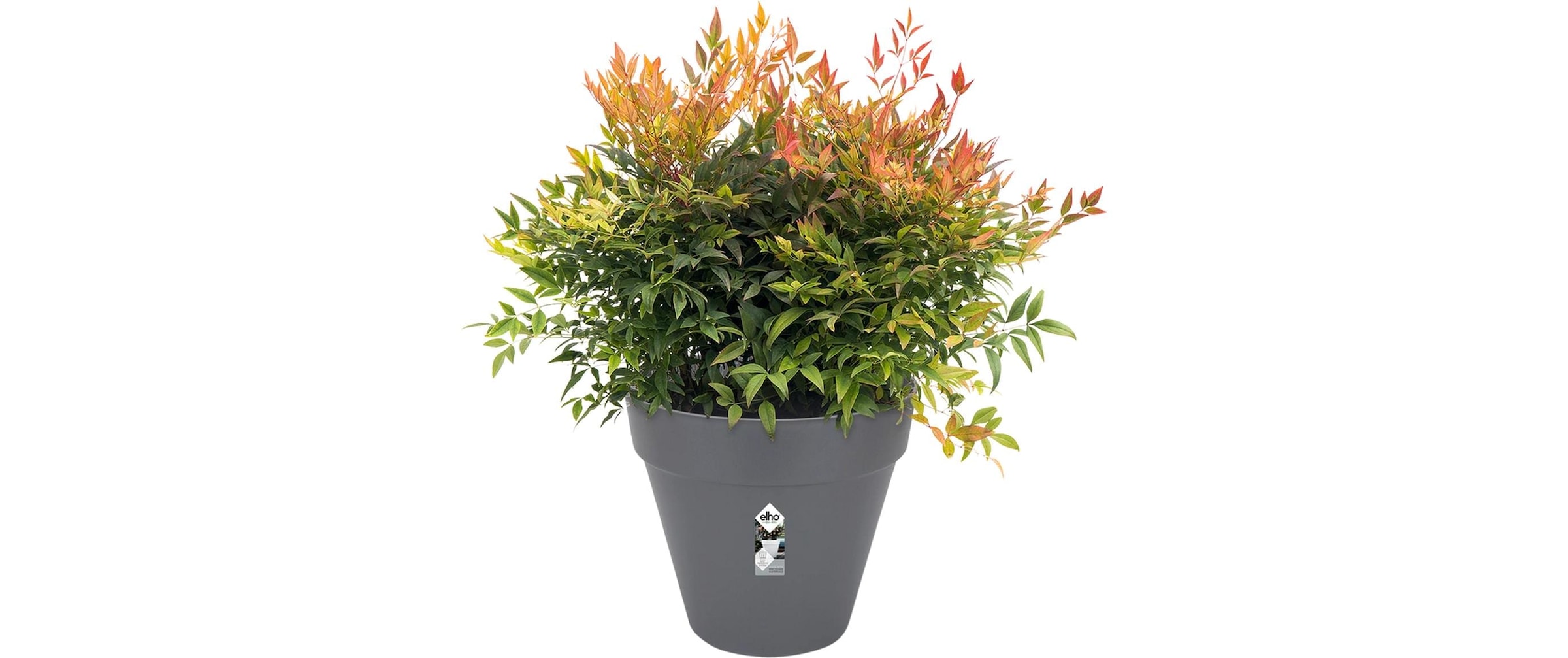 Elho Pot de fleurs »Loft Urban Rund Rollen 40 cm«