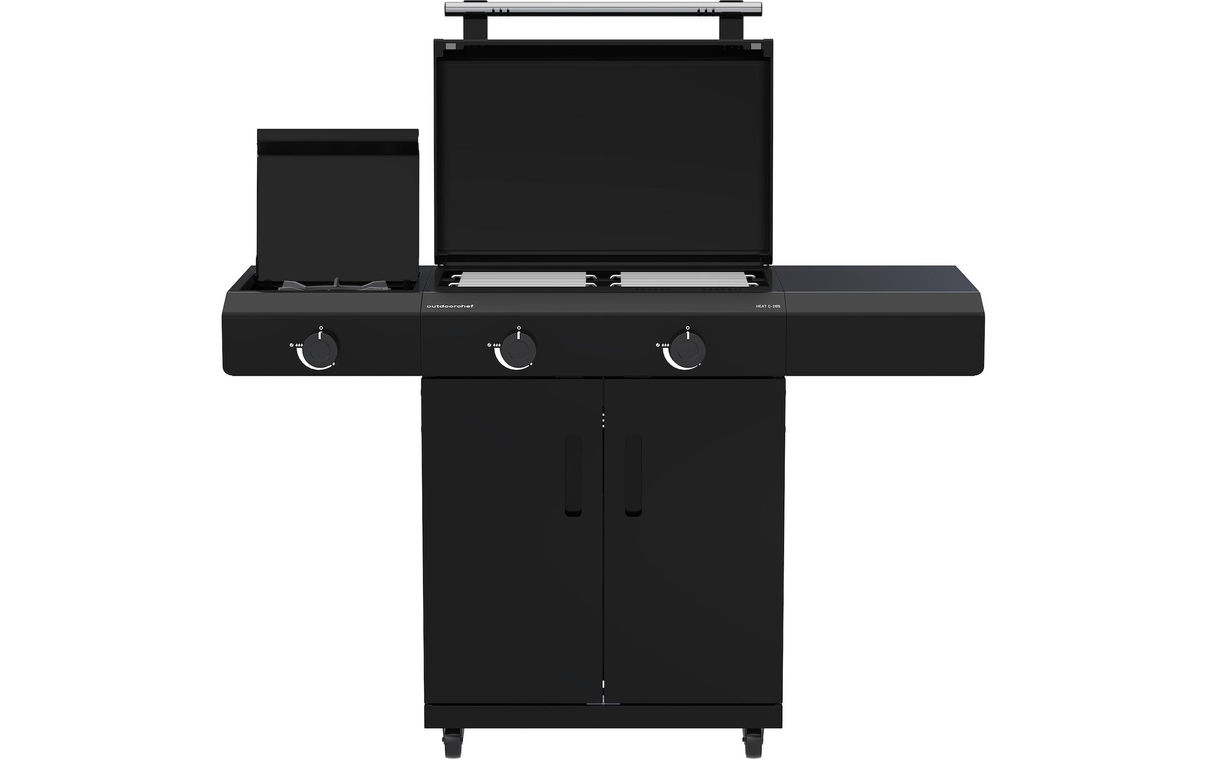 OUTDOORCHEF Barbecue à gaz »Heat C-265« Leistungsstarke Grillstation-Planchagrill