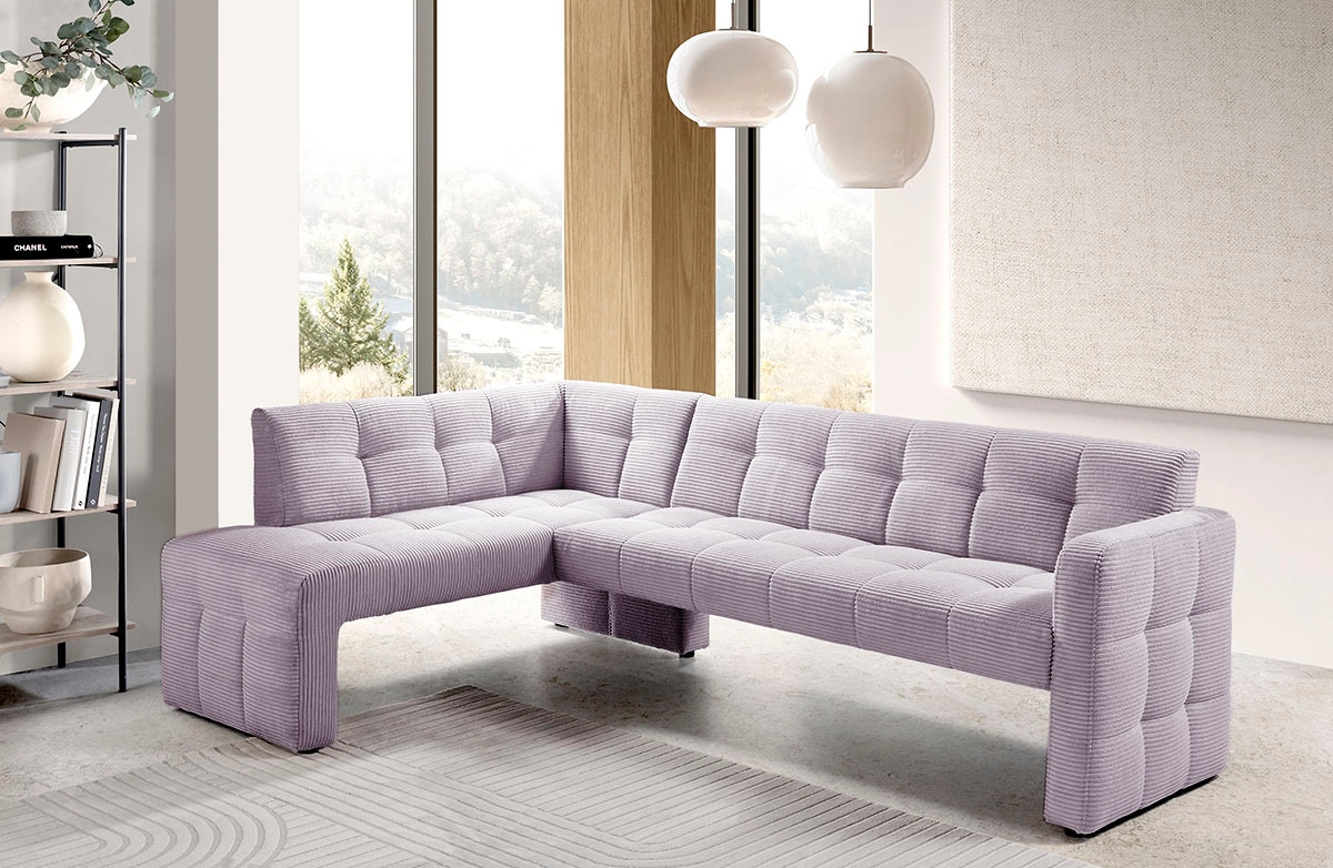 exxpo - sofa fashion »Barista, bequem und elegant, hohe Bodenfreiheit,« Eckbank Barista bequem und elegant, hochwertige Detailverarbeitung