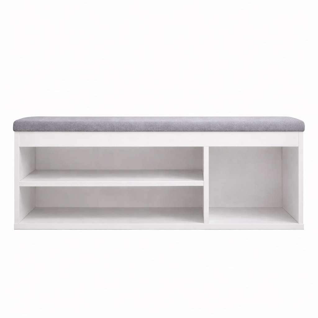 GOODproduct Schuhbank »Schuchschrank 100,  Schuhregal, Schuhtruhe, Schuhkommode, Sitzbank« Inkl. bequemem Sitzkissen mit Stauraum darunter
