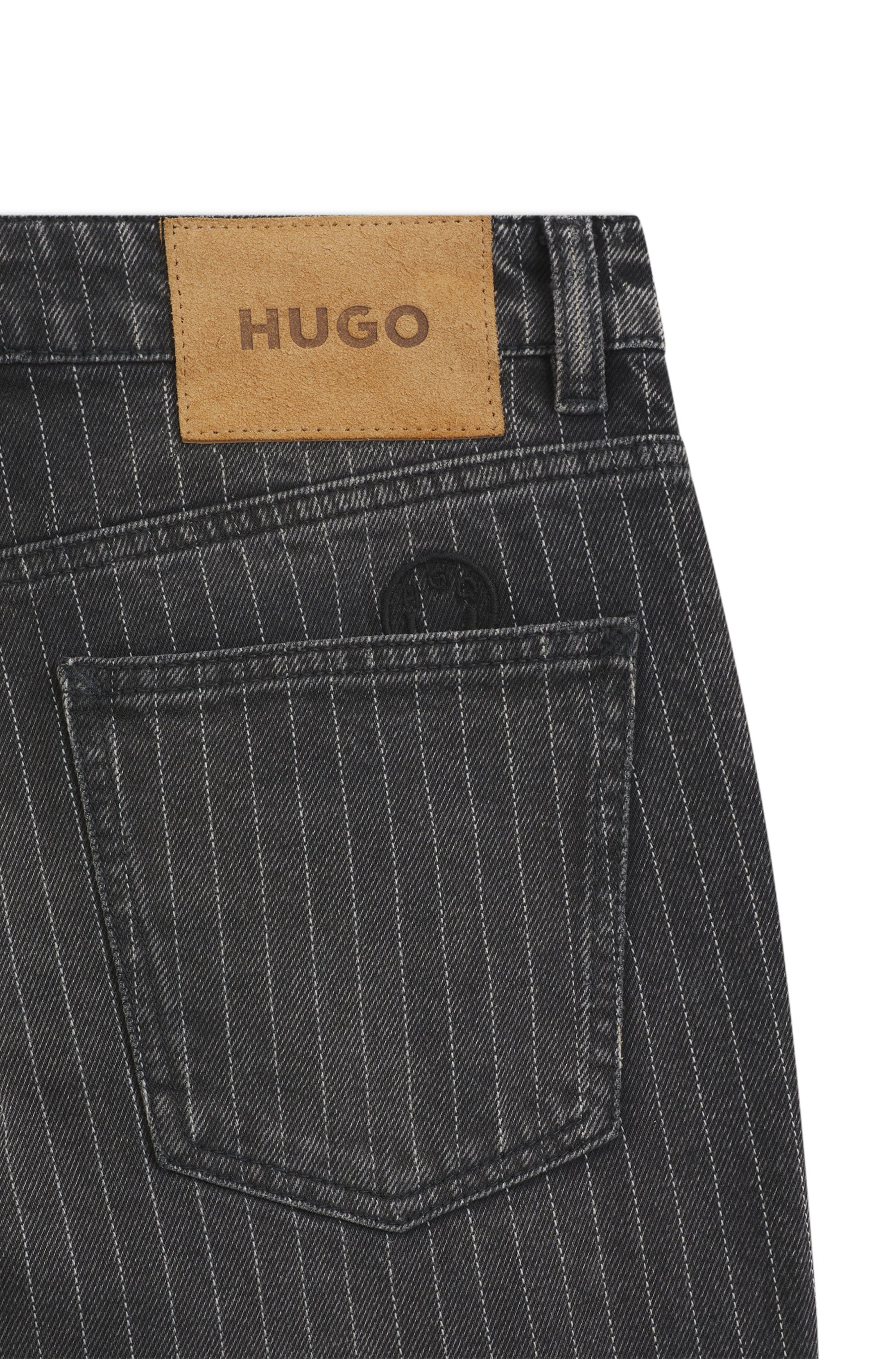 HUGO Jeans bootcut »Gelissa« mit Nadelstreifen, Mid Rise