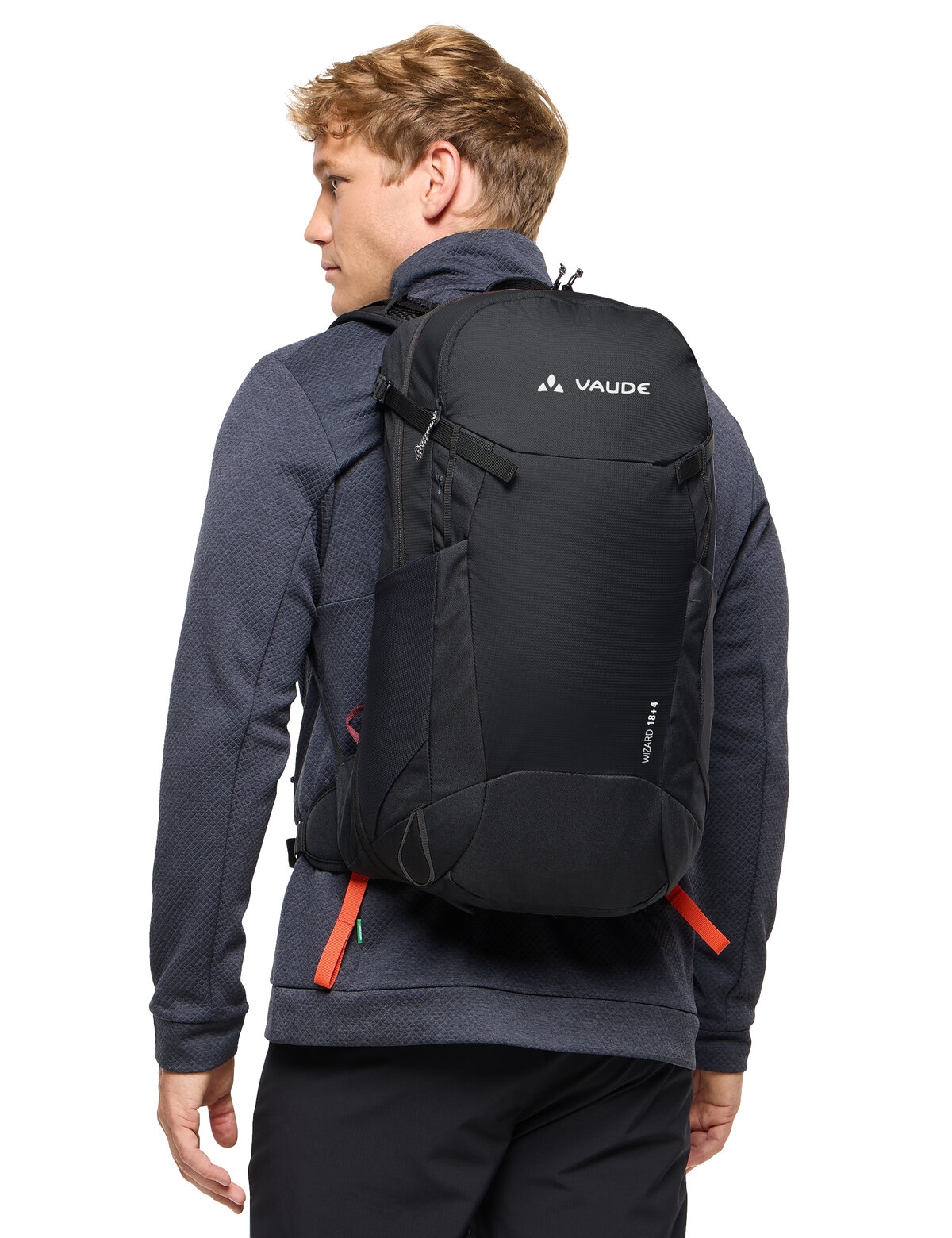 VAUDE Rucksack »Wizard 18+4« mit zwei seitlichen Netztaschen, inklusive Regenhülle