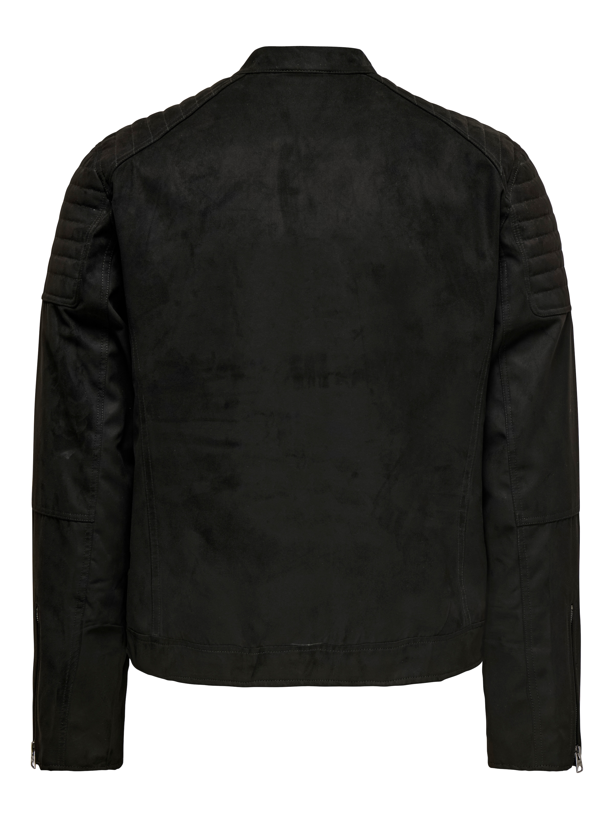 ONLY & SONS Lederimitatjacke »ONSGUS FAUX SUEDE RACER JACKET OTW NOOS« ohne Kapuze