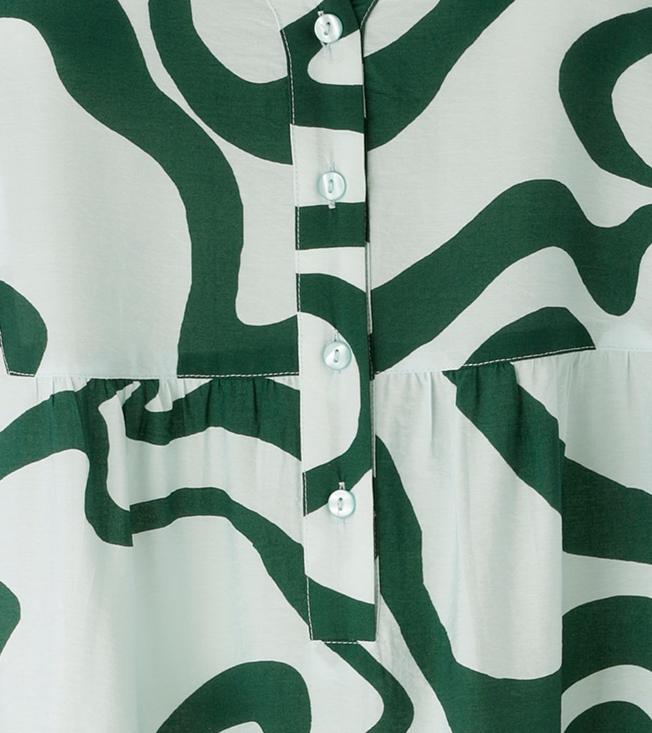 Aniston PLUS Robe midi mit Volant - NEUE KOLLEKTION