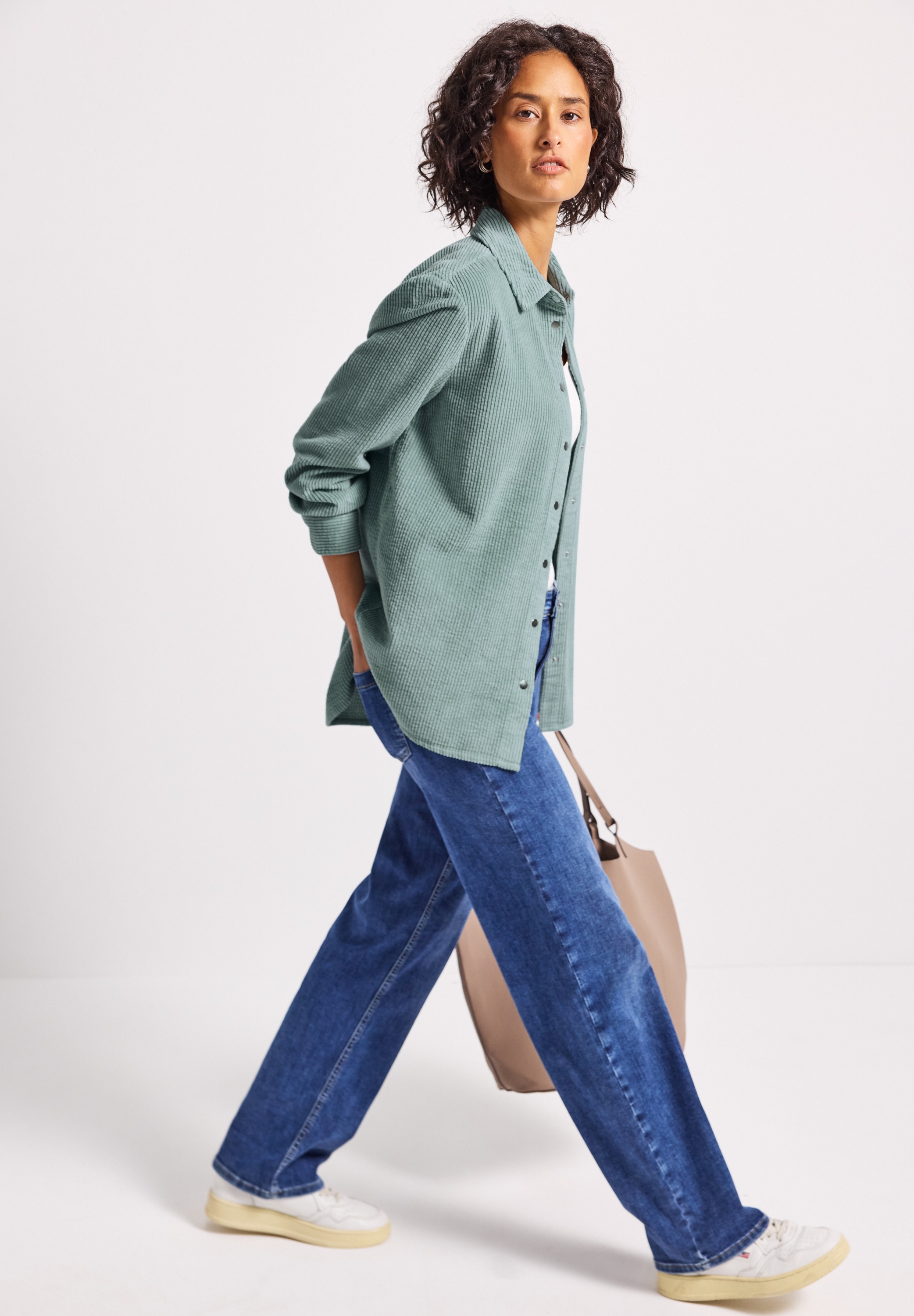 STREET ONE Blouse chemise , mit Hemdkragen
