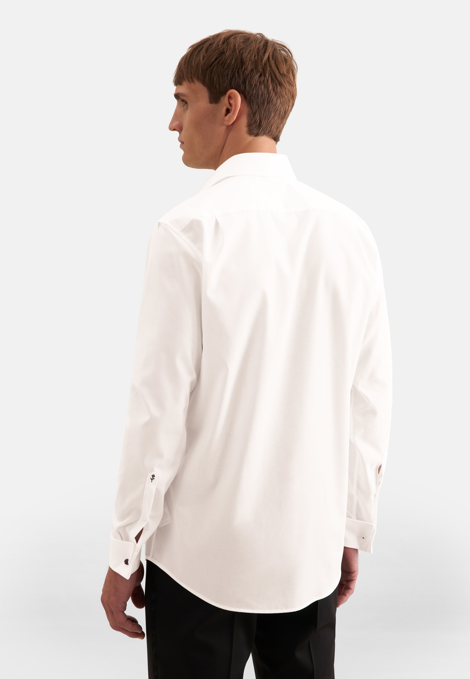 seidensticker Chemise d'affaires »Schwarze Rose« col Kent uni Regular 1/1