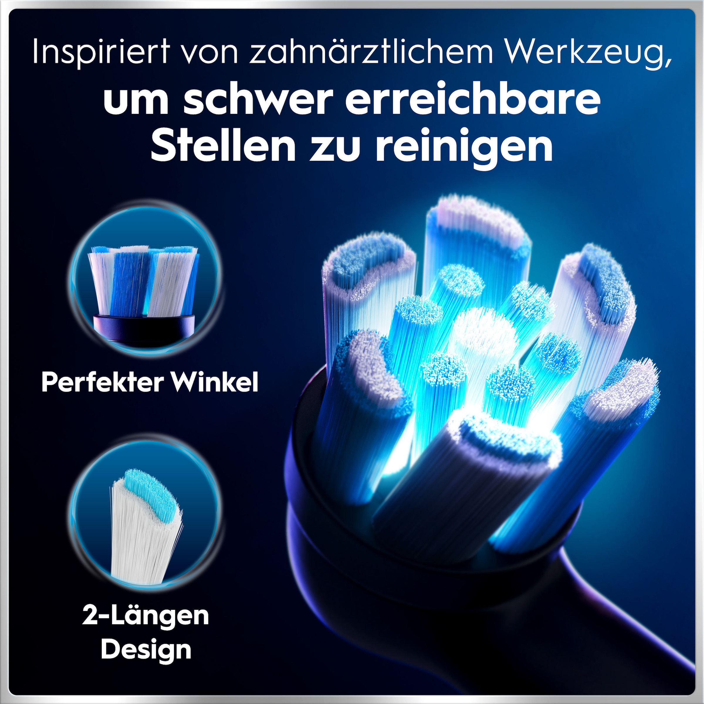 Oral-B Brosse à dents électrique »iO 6« 2 cuis Aufsteckbürsten avec technologie magnétique, écran, 5 modes de brossage, étui de voyage