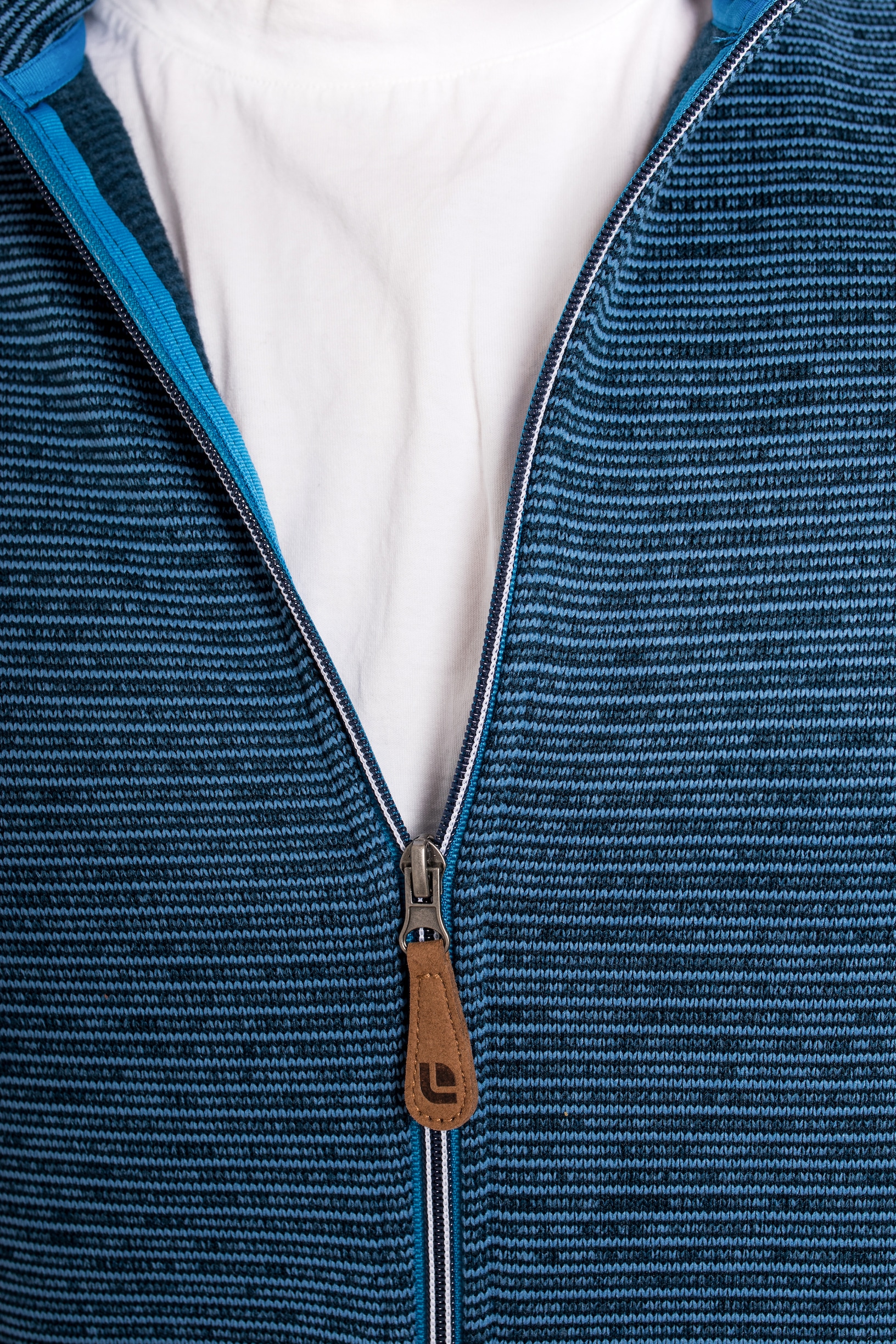 DEPROC Active Strickfleecejacke »LACEWOOD MEN« Kontrastreissverschluss