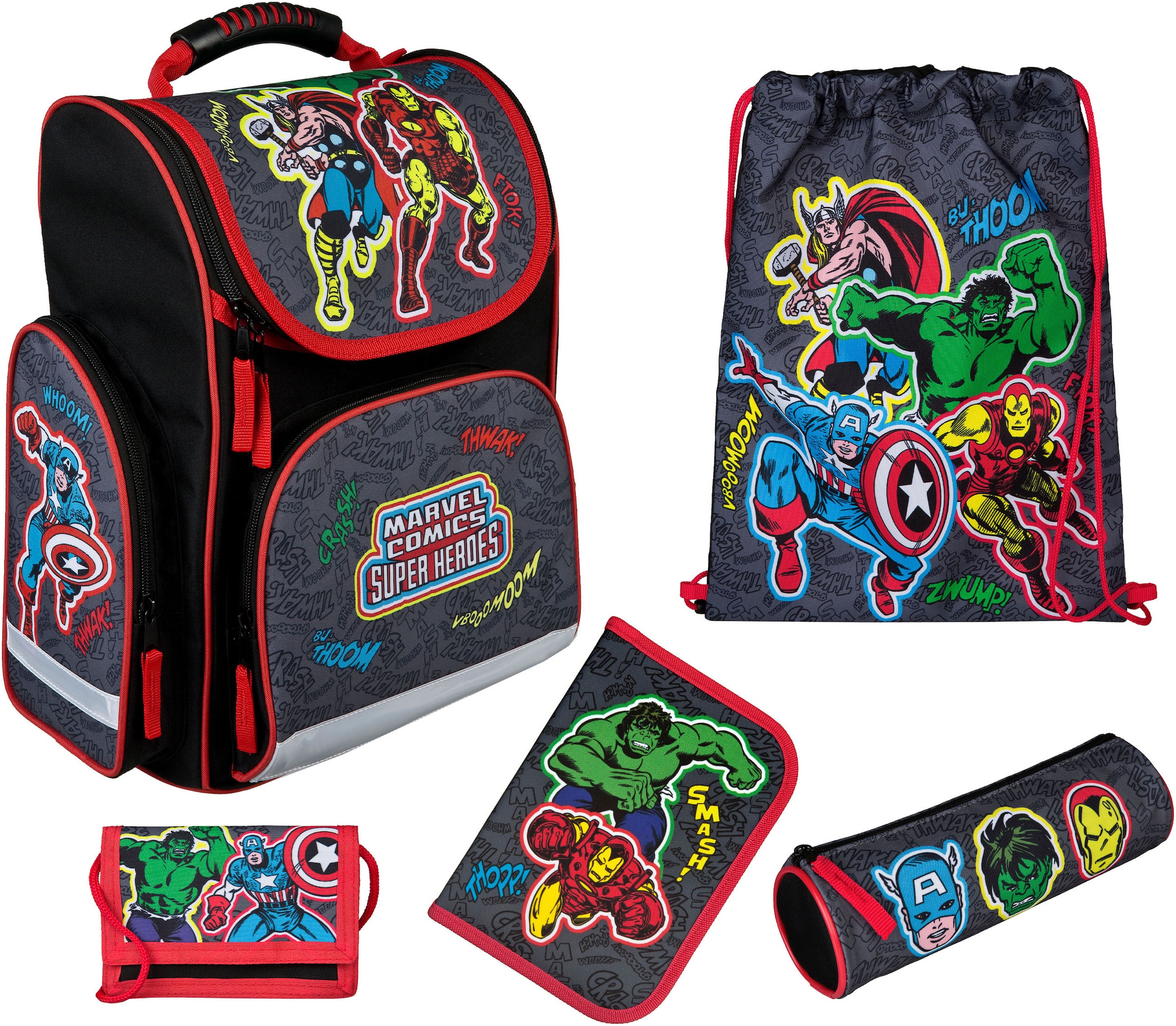 UNDERCOVER Schulranzen »Clou« Reflektoren