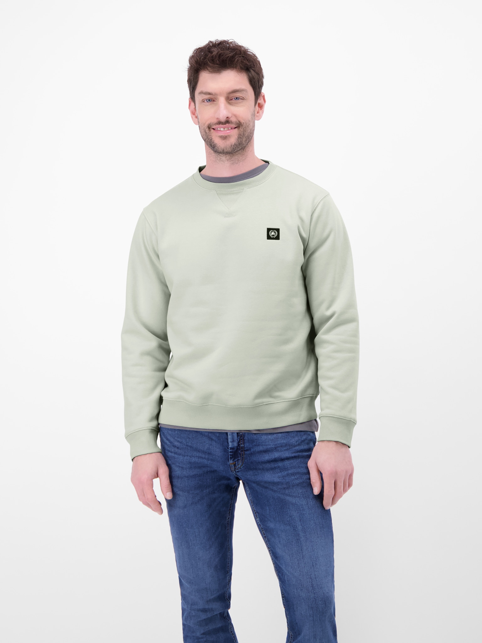 LERROS Sweat-shirt , avec badge logo

